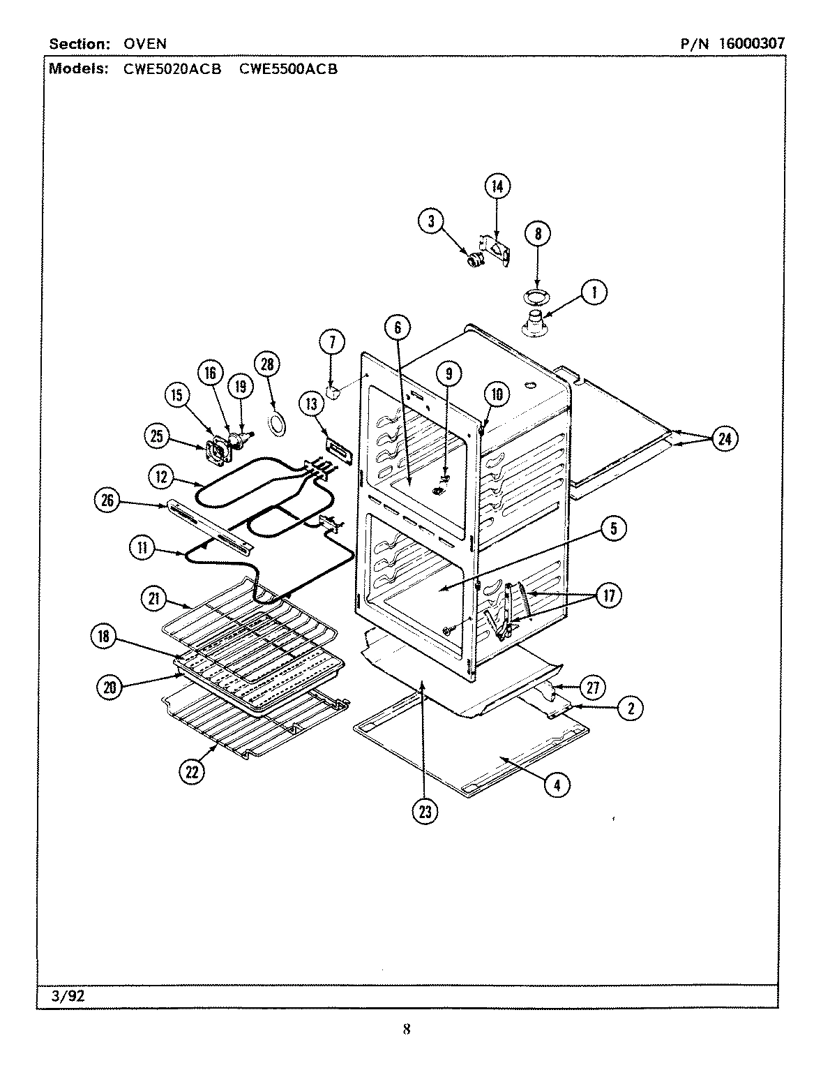 05 - OVEN (CWE5020ACB, CWE5500ACB)