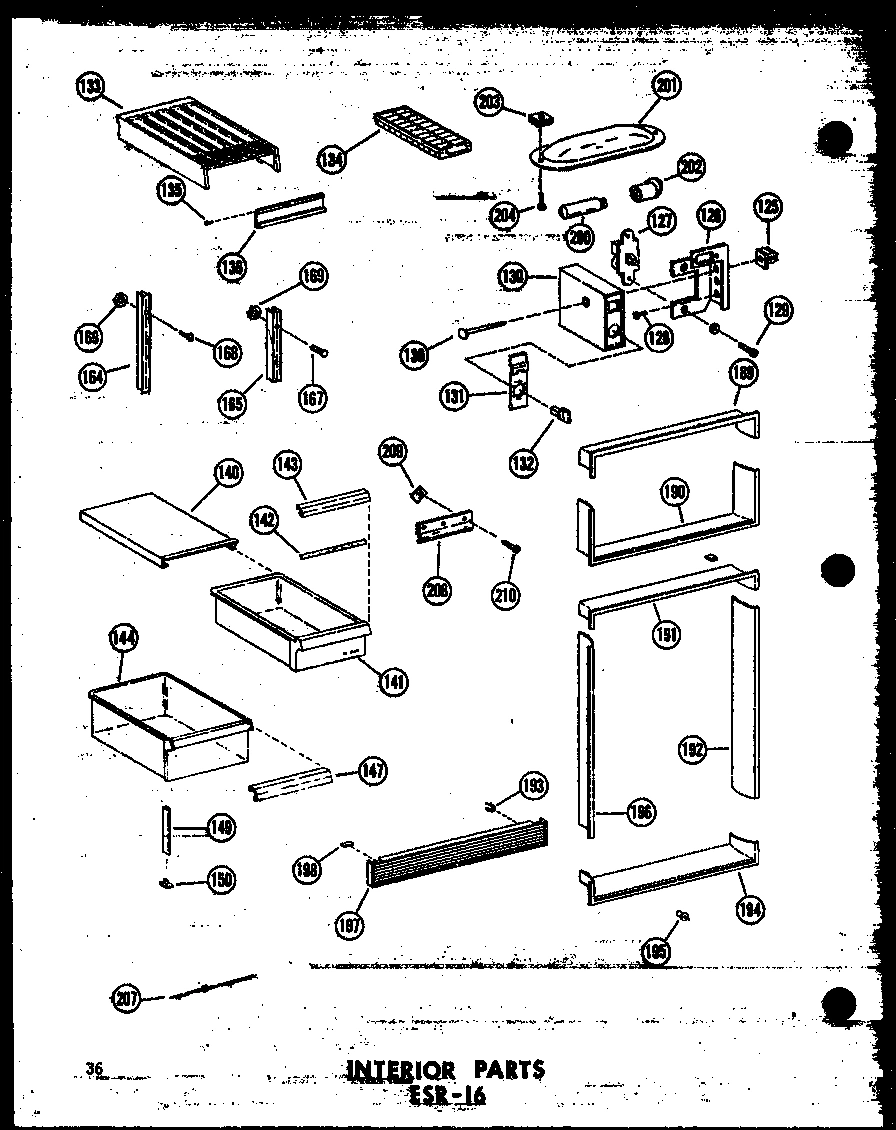 04 - INTERIOR PARTS ESR-16