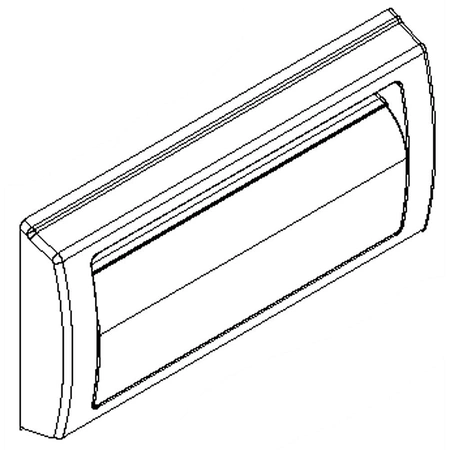 W10600696 Whirlpool Refrigerator Front Panel