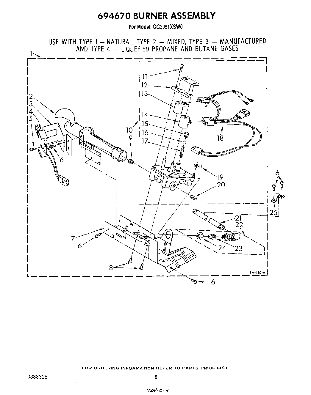 05 - 694670 BURNER