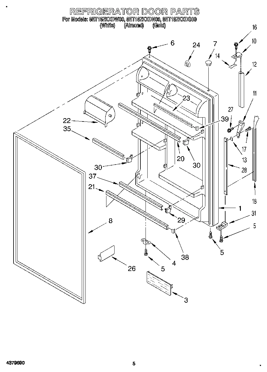 04 - REFRIGERATOR DOOR