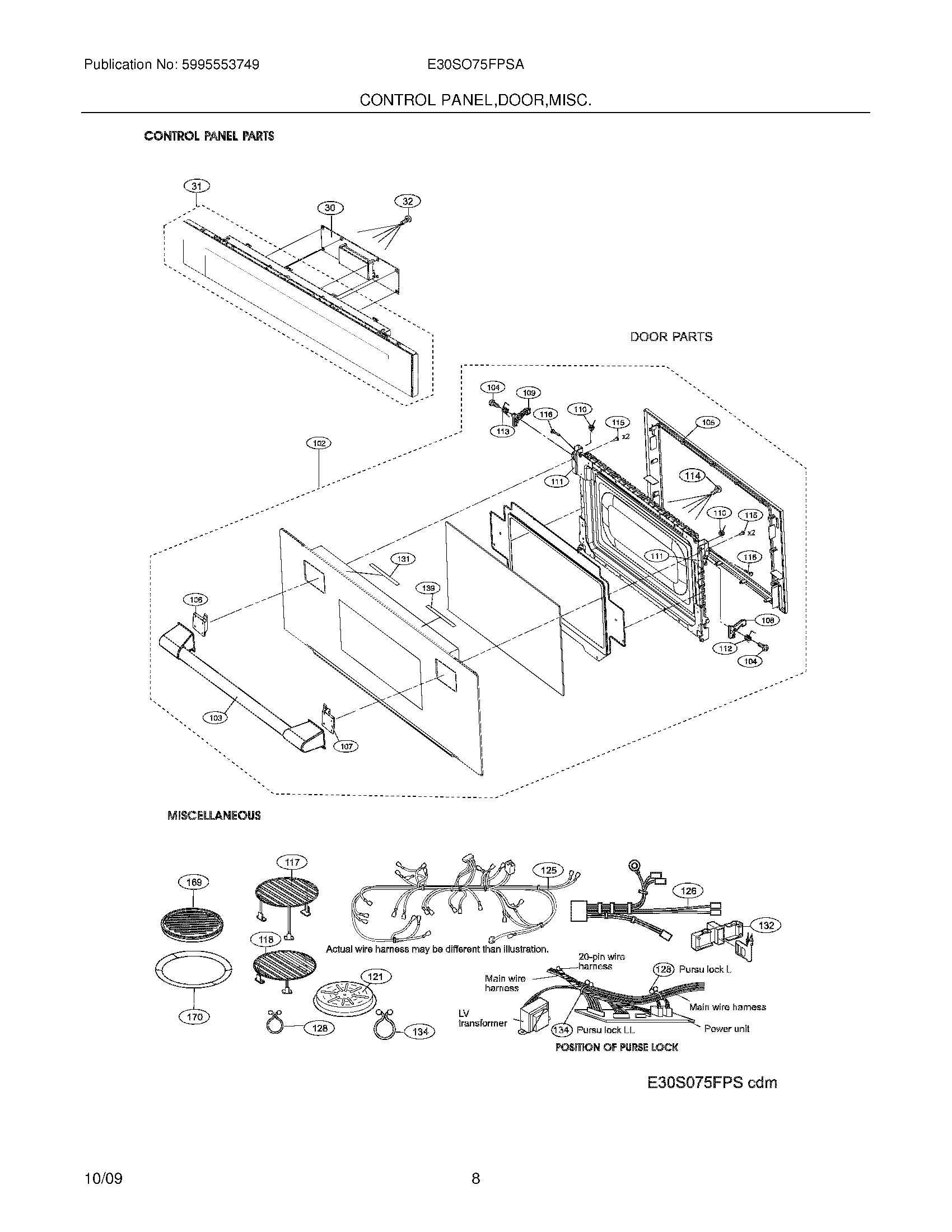 05 - CONTROL PANEL/DOOR/MISC