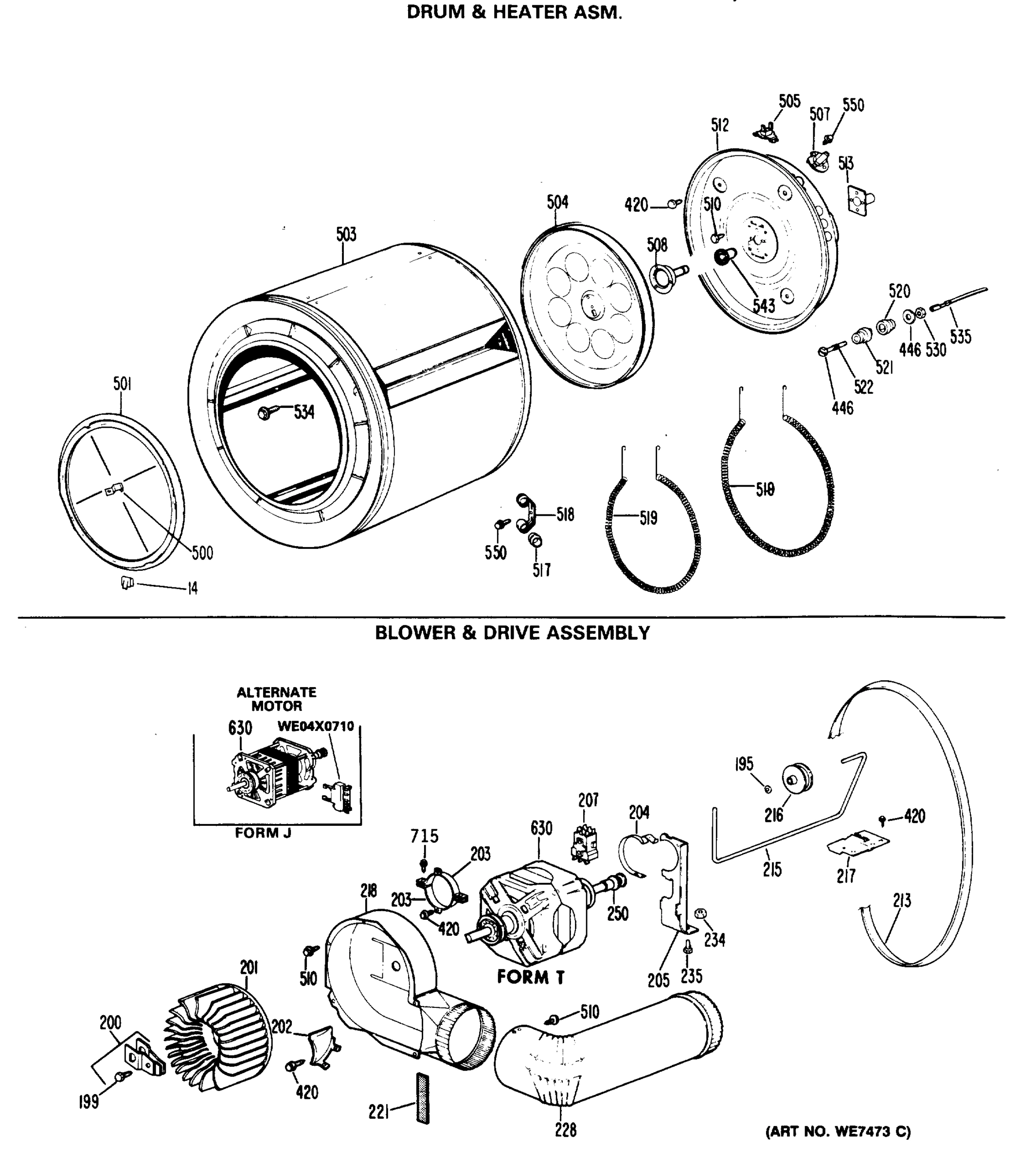 DRUM & HEATER ASM.