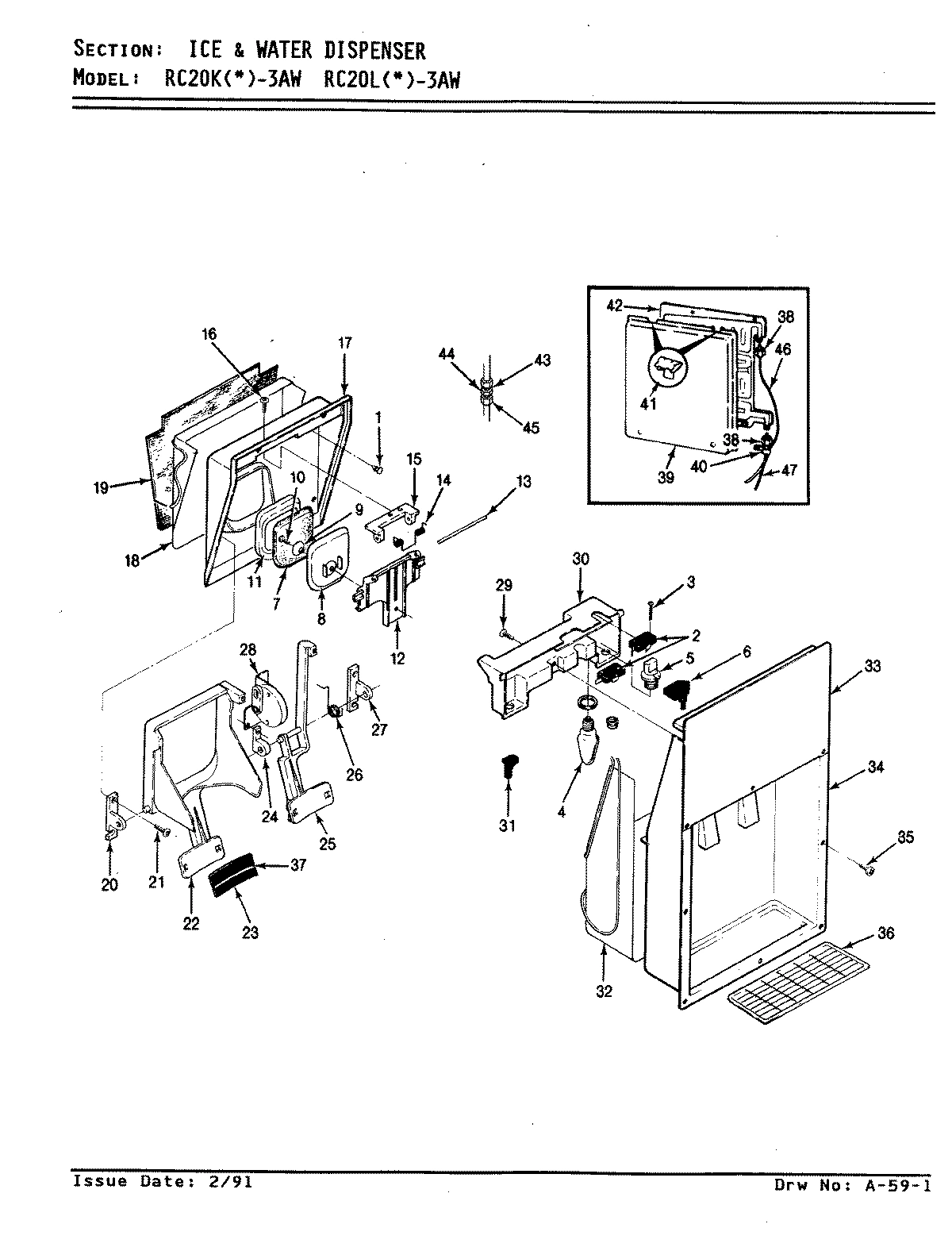 05 - ICE & WATER DISPENSER
