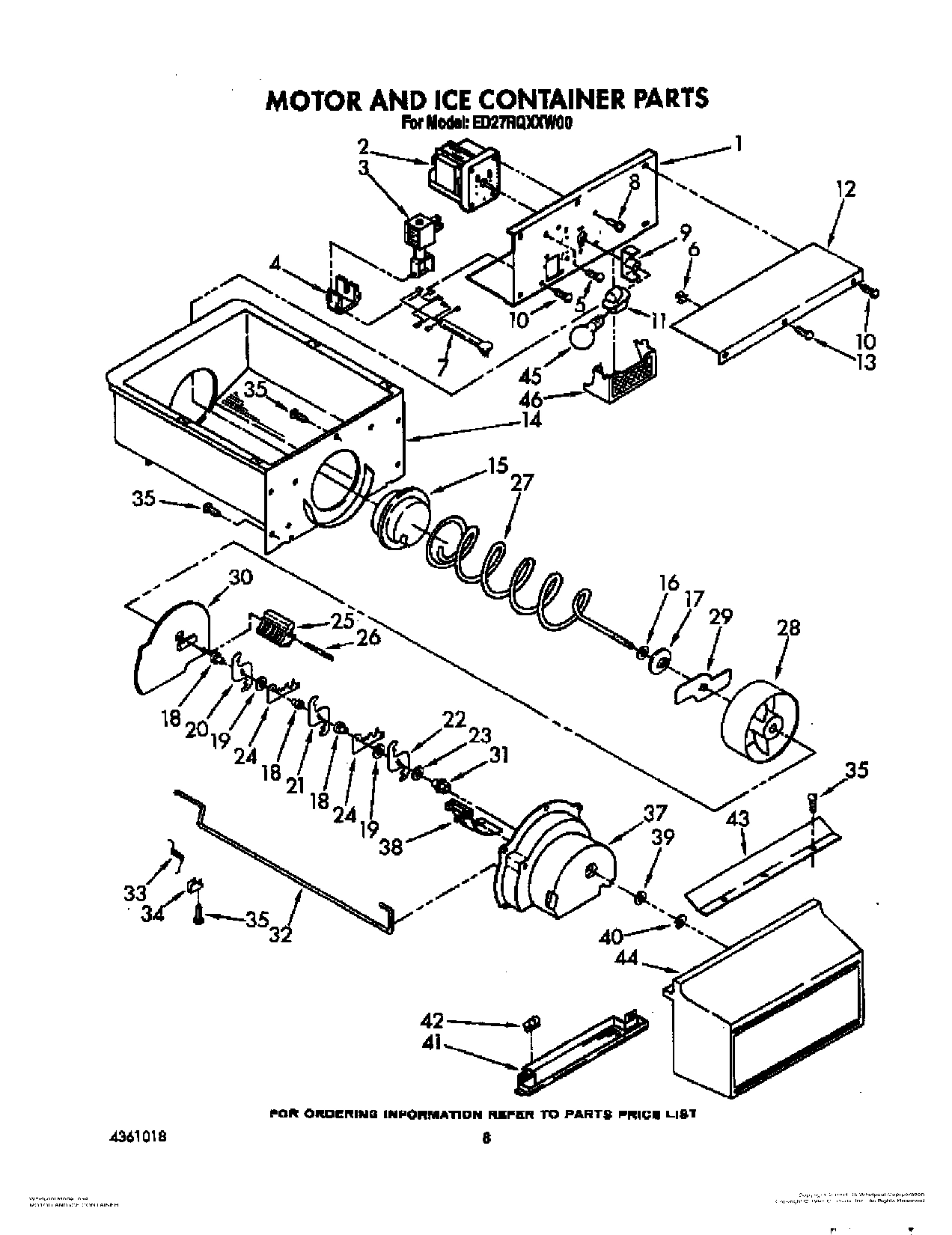 06 - MOTOR AND ICE CONTAINER