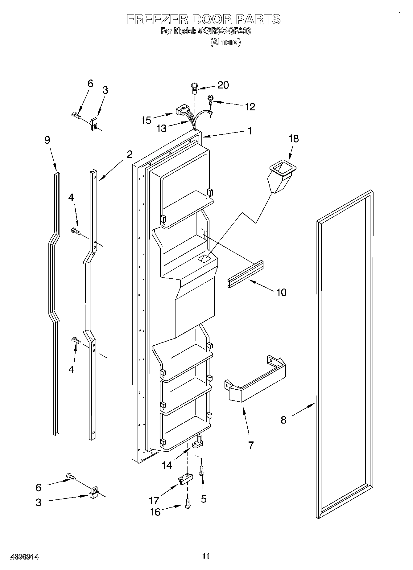 07 - FREEZER DOOR