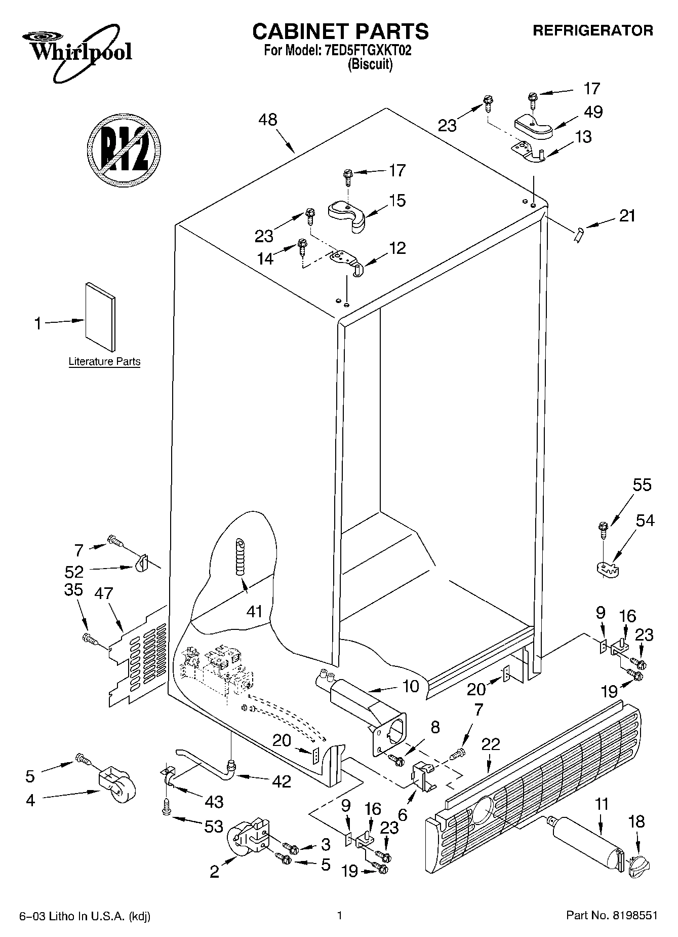 01 - CABINET PARTS