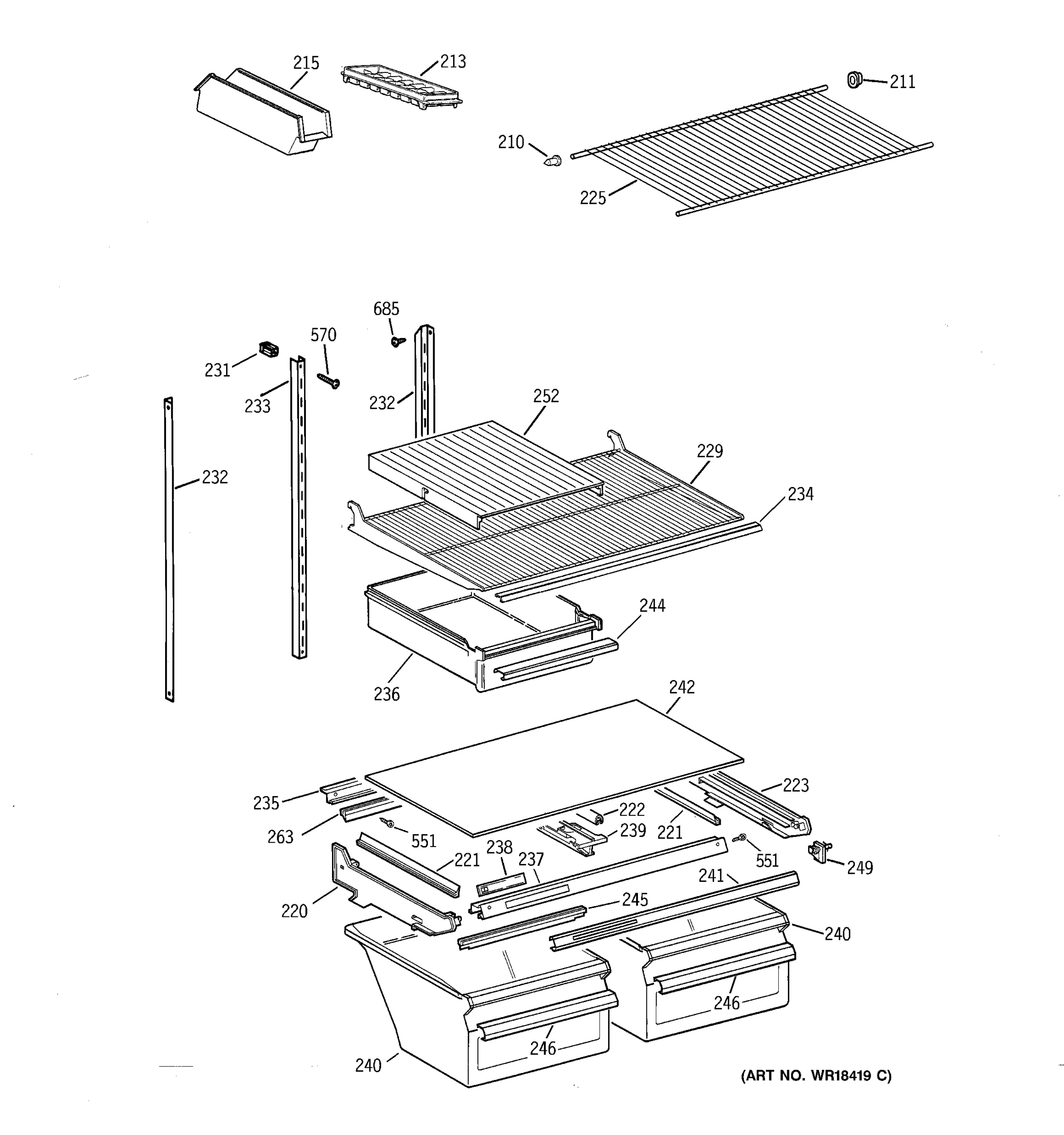 SHELF PARTS