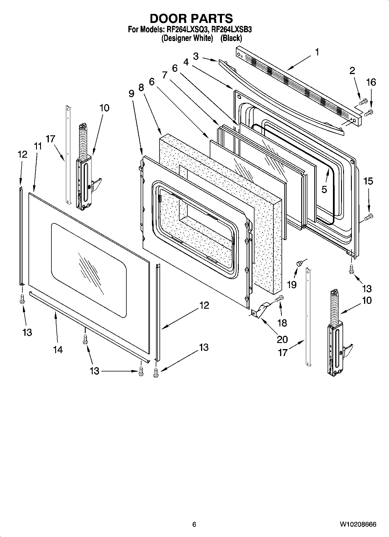 05 - DOOR PARTS, OPTIONAL PARTS (NOT INCLUDED)