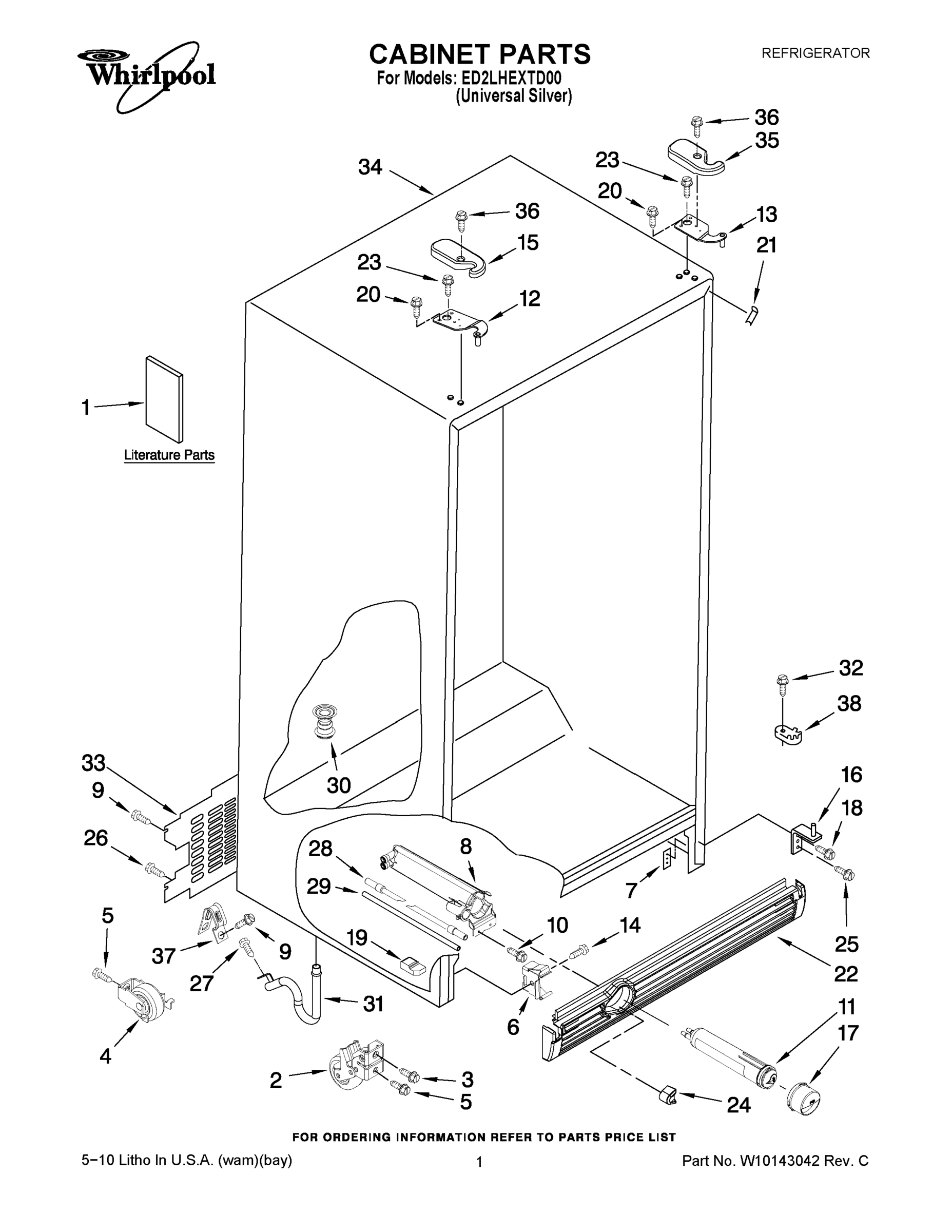 01 - CABINET PARTS