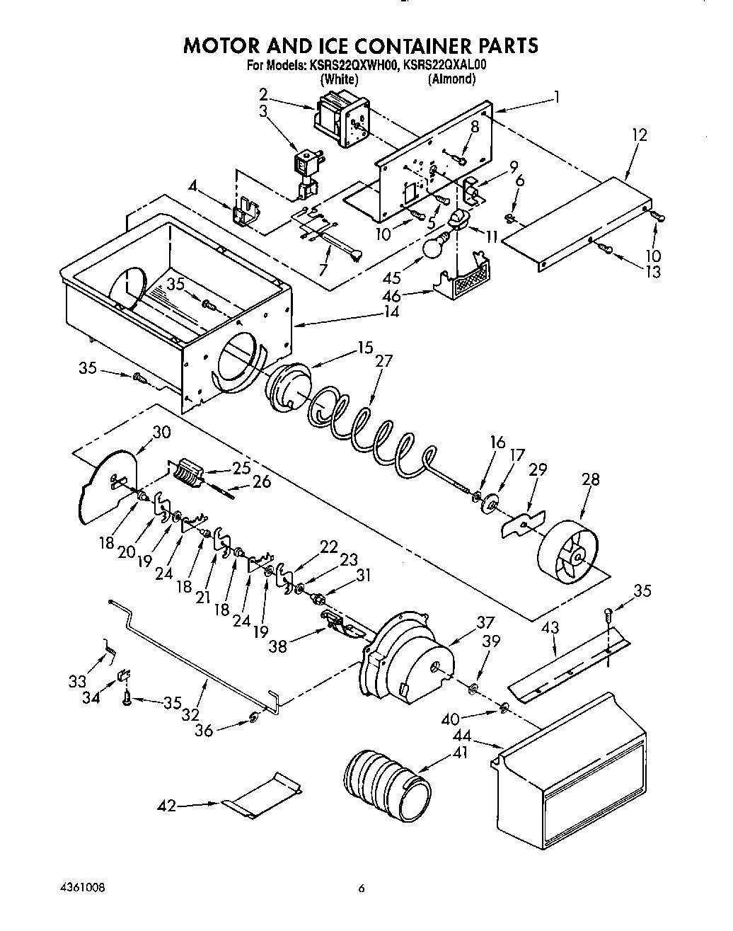 05 - MOTOR AND ICE CONTAINER