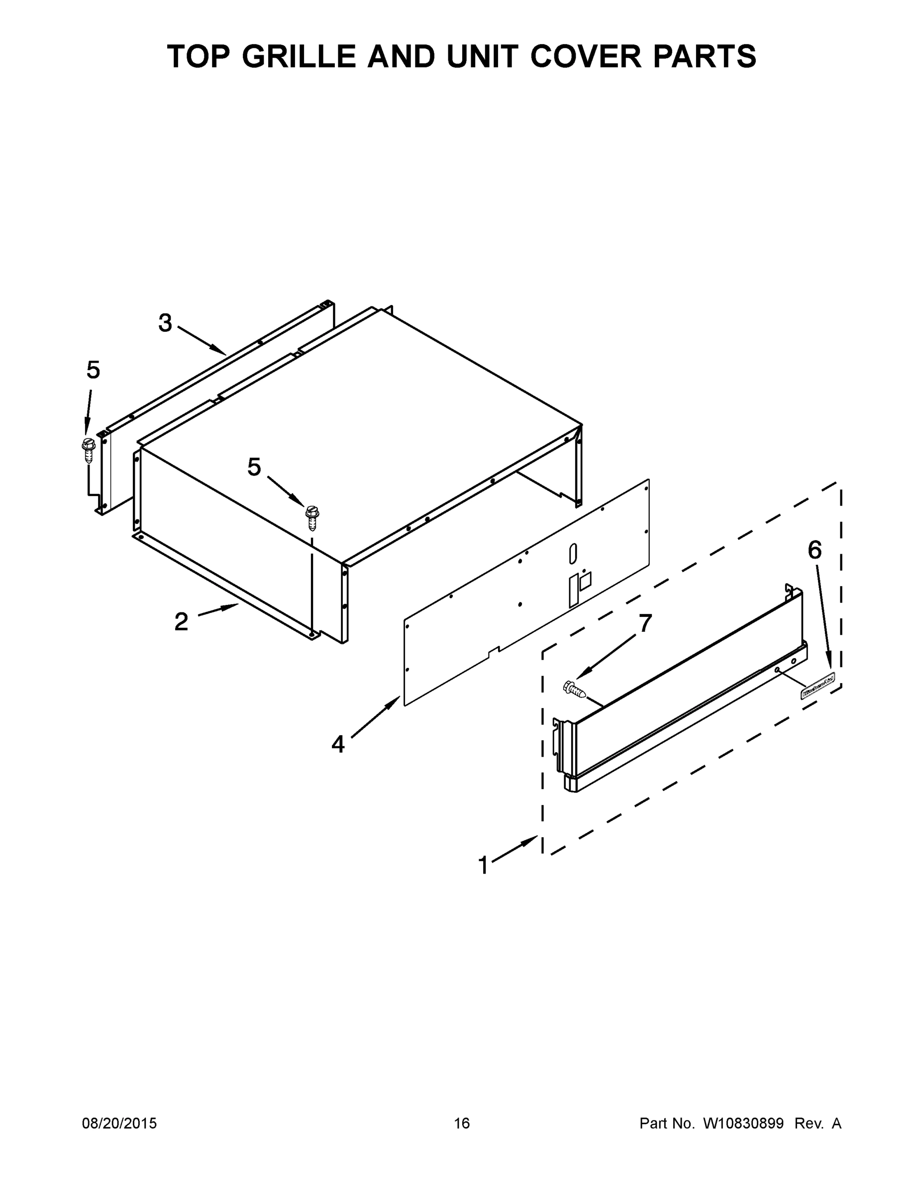 09 - TOP GRILLE AND UNIT COVER PARTS