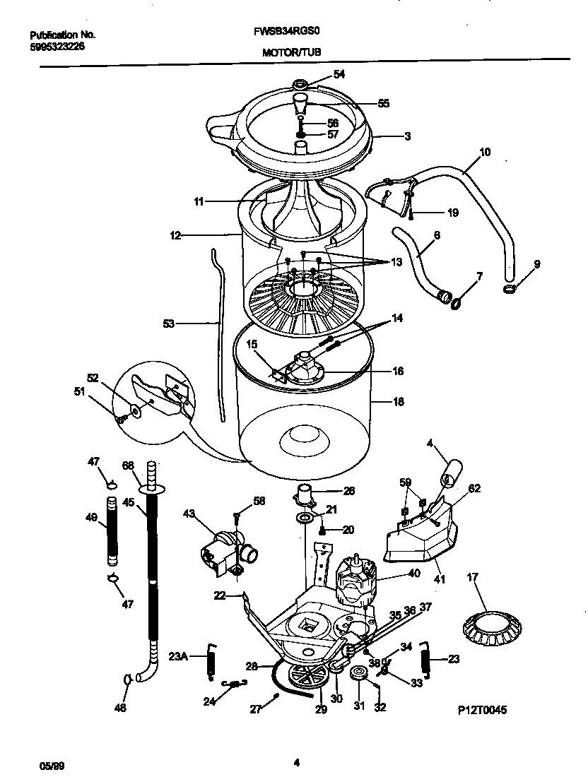 03 - P12T0045 WSHR MTR,HOSE