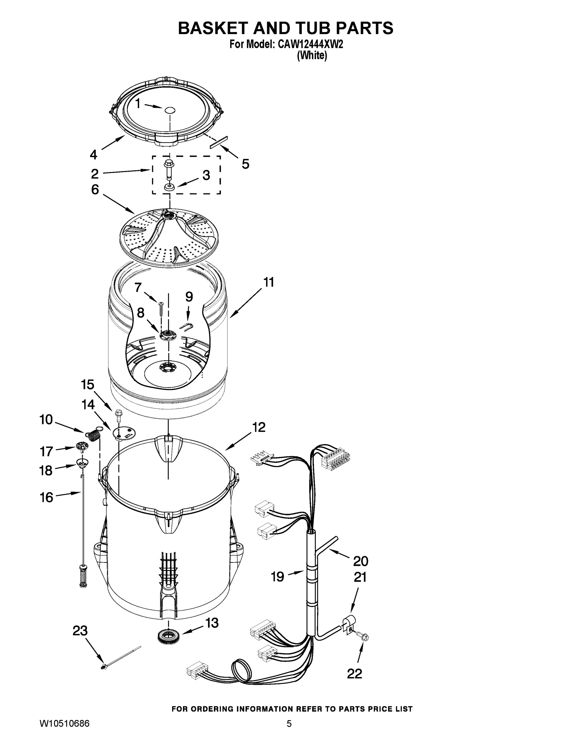 03 - BASKET AND TUB PARTS