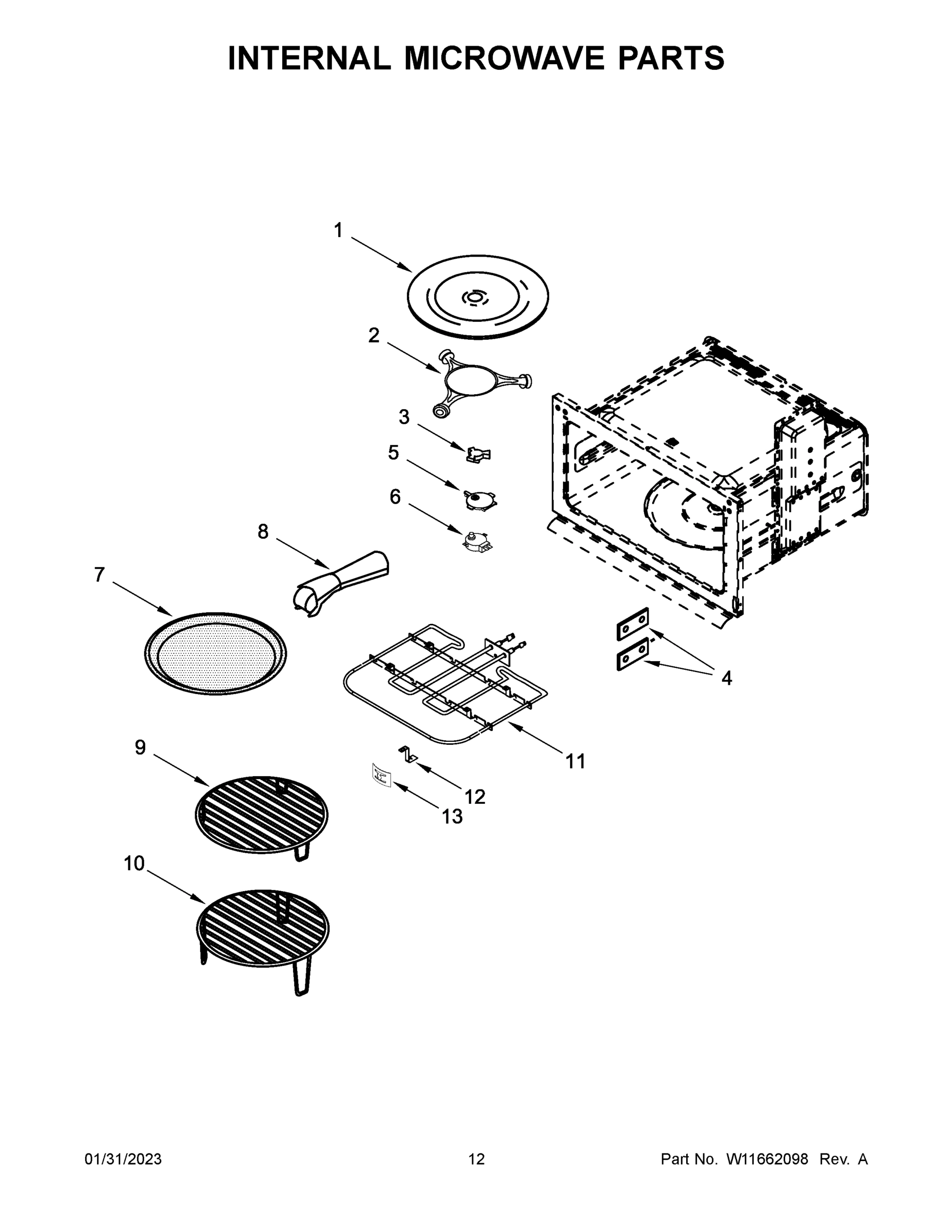 07 - INTERNAL MICROWAVE PARTS