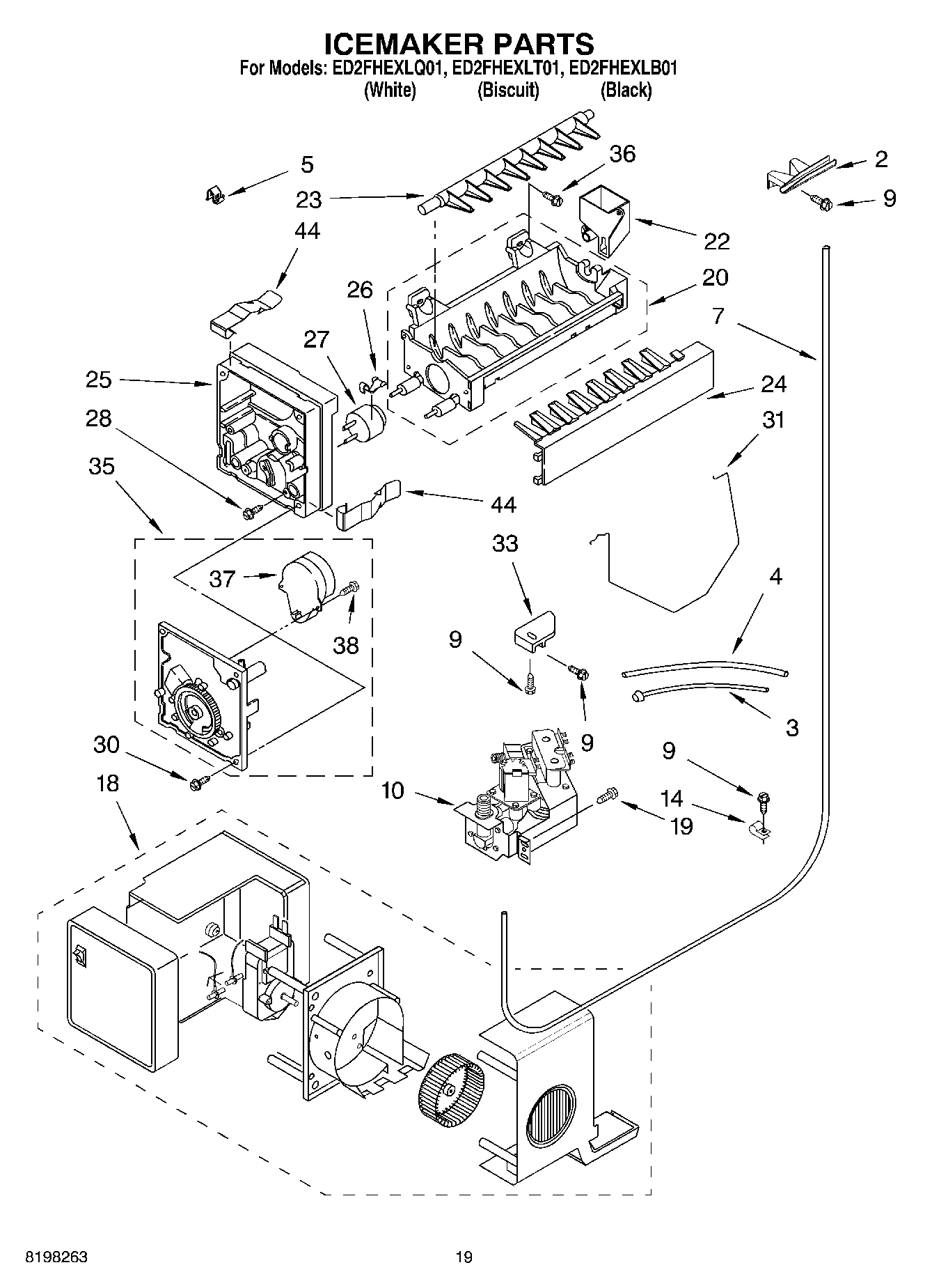 12 - ICE MAKER, OPTIONAL