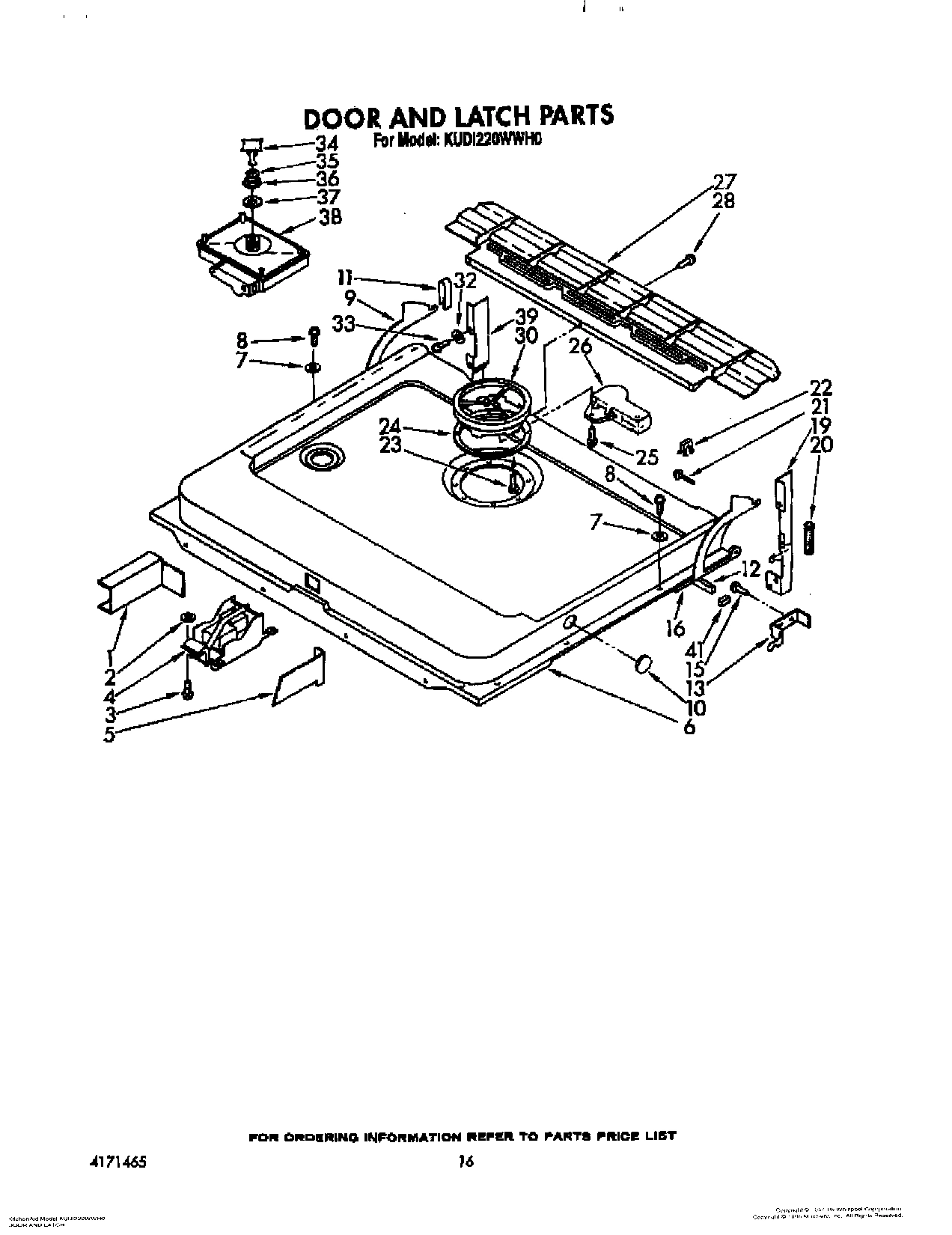 13 - DOOR AND LATCH