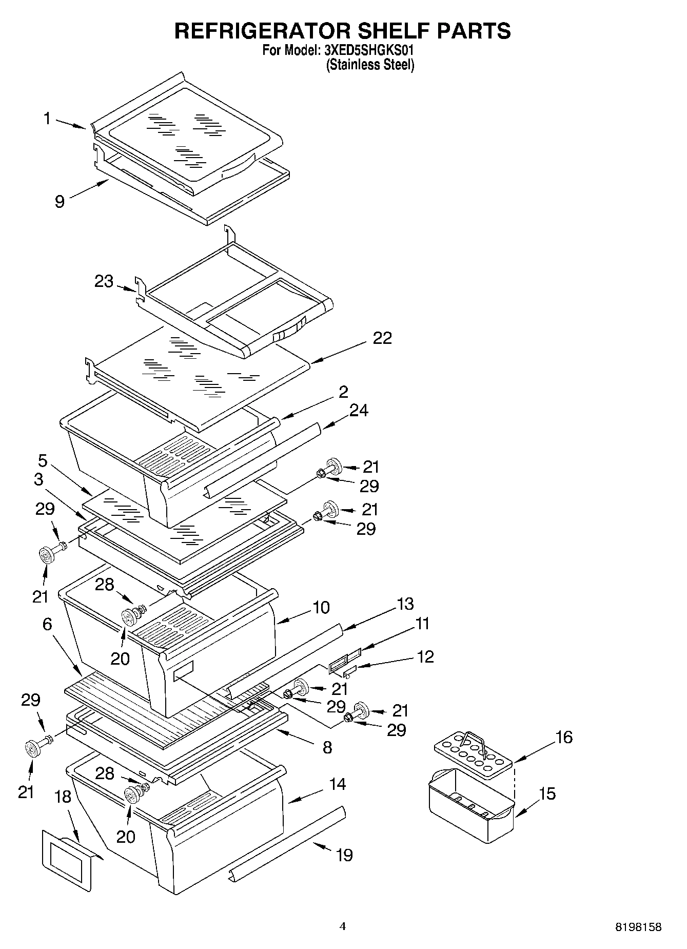 03 - REFRIGERATOR SHELF