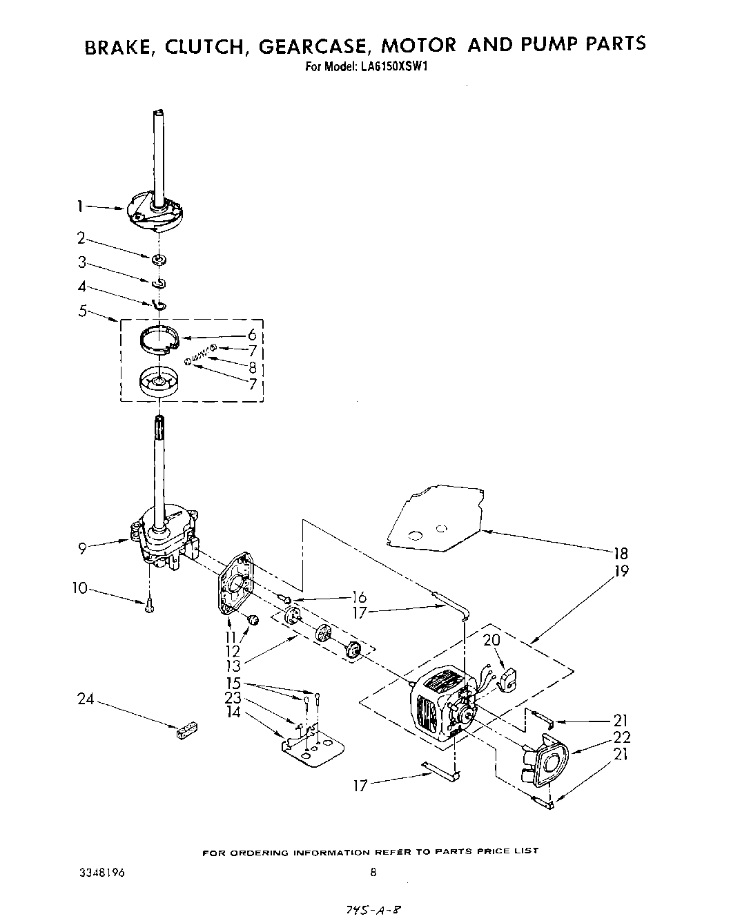 06 - BRAKE, CLUTCH, GEARCASE, MOTOR AND PUMP