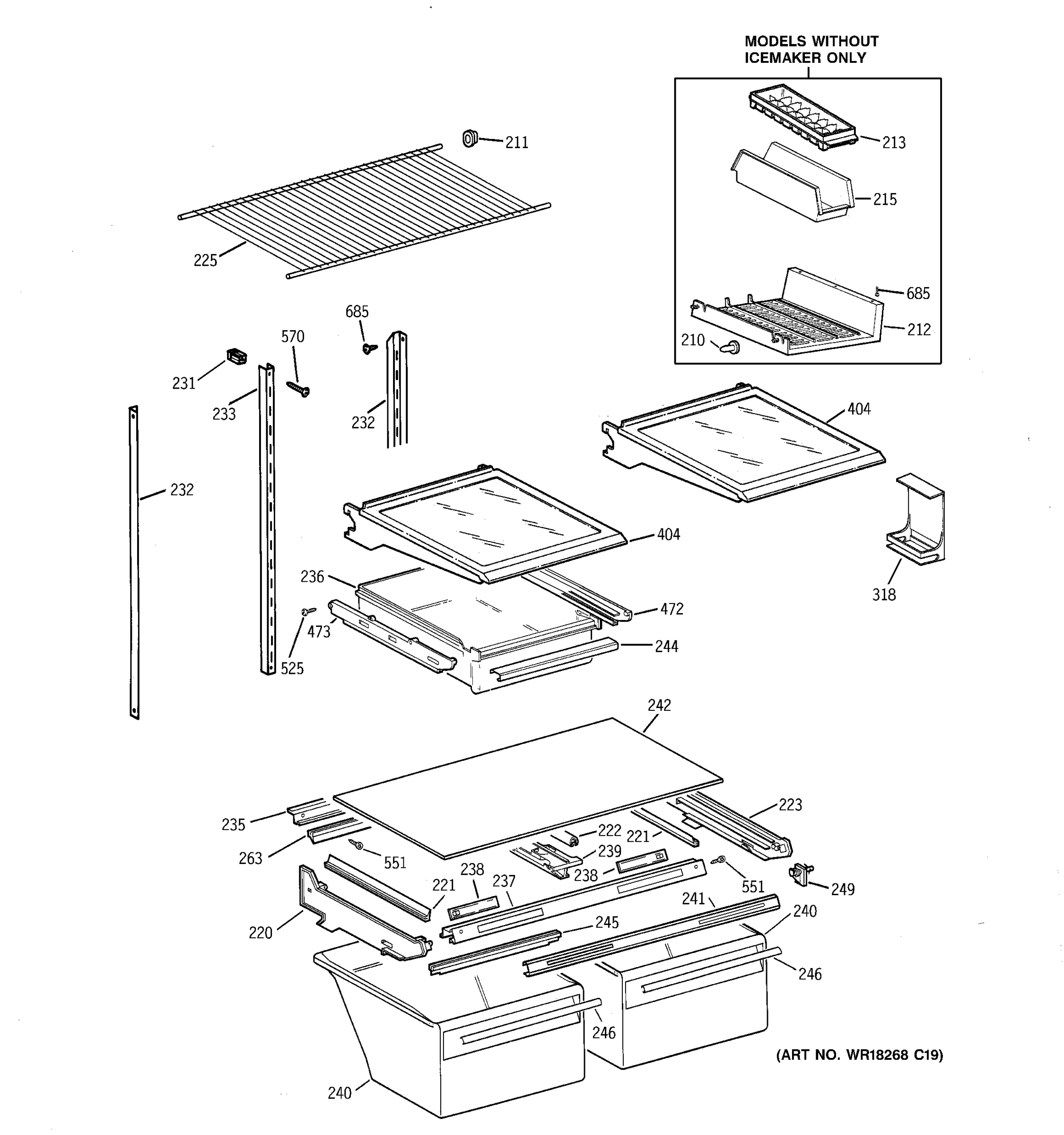 SHELF PARTS