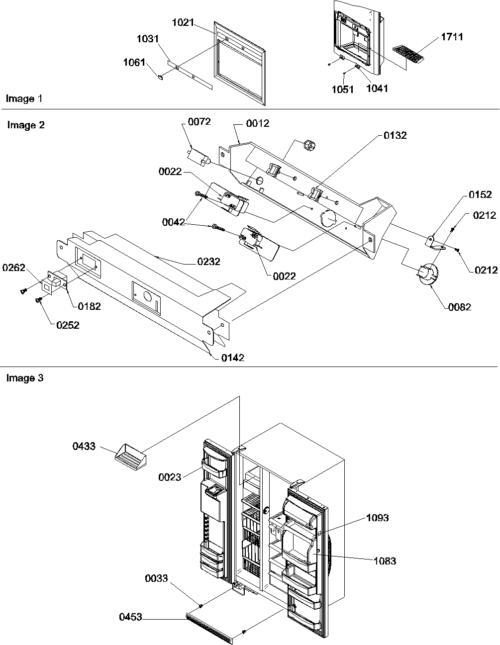05 - Facade Dispenser Cover, Elec Brkt Assy