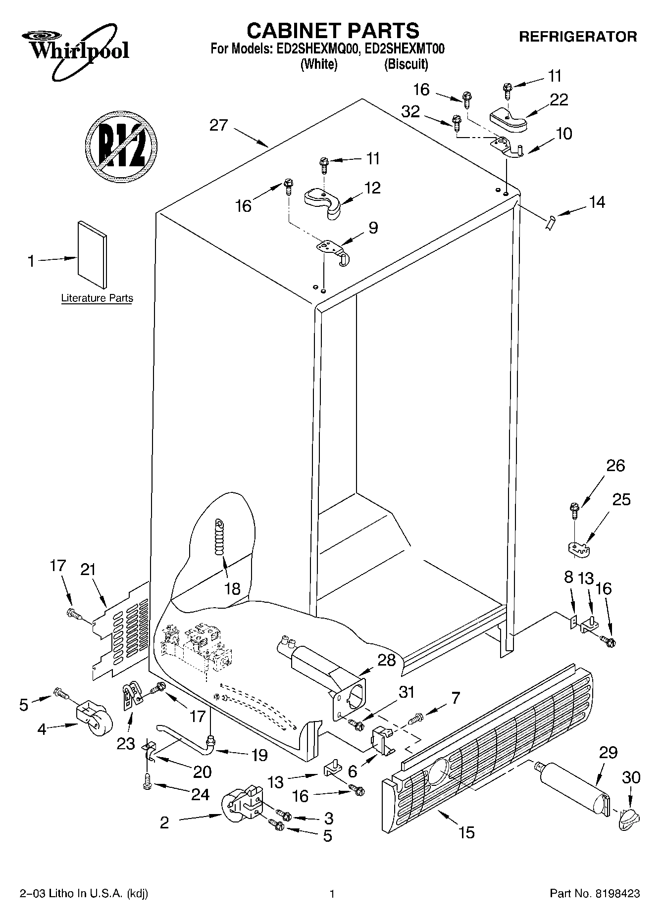 01 - CABINET PARTS