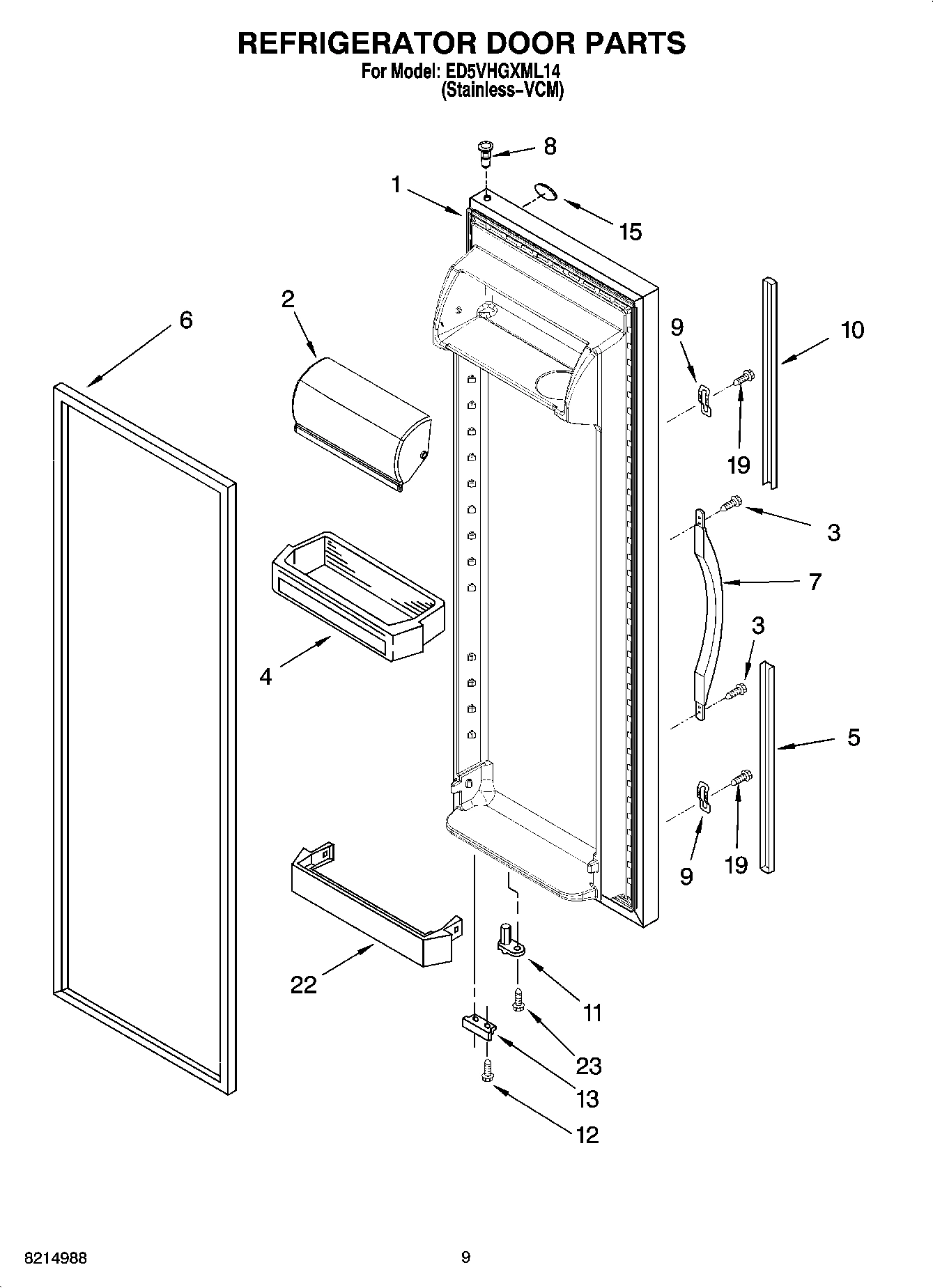 06 - REFRIGERATOR DOOR PARTS