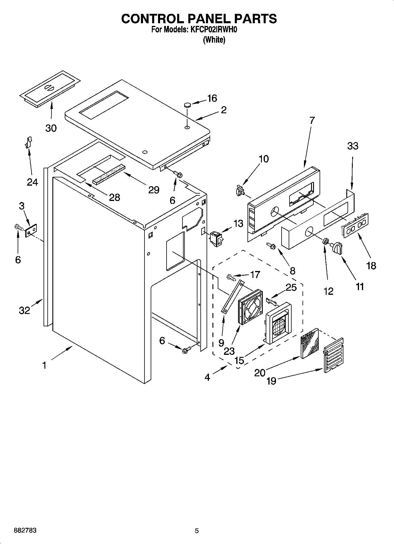 05 - CONTROL PANEL PARTS