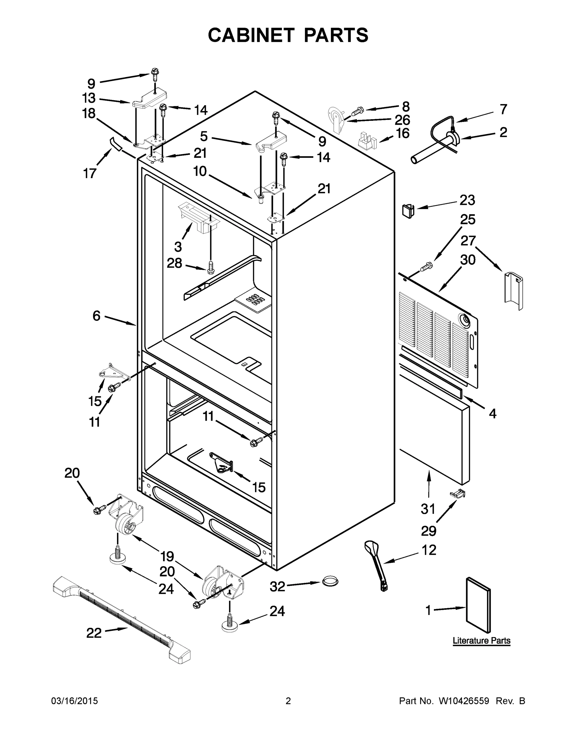 02 - CABINET PARTS