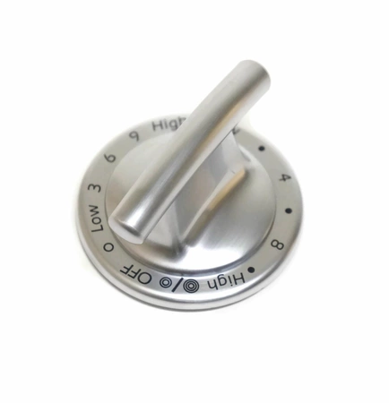 WP74011631 Whirlpool Burner Knob Stainless St
