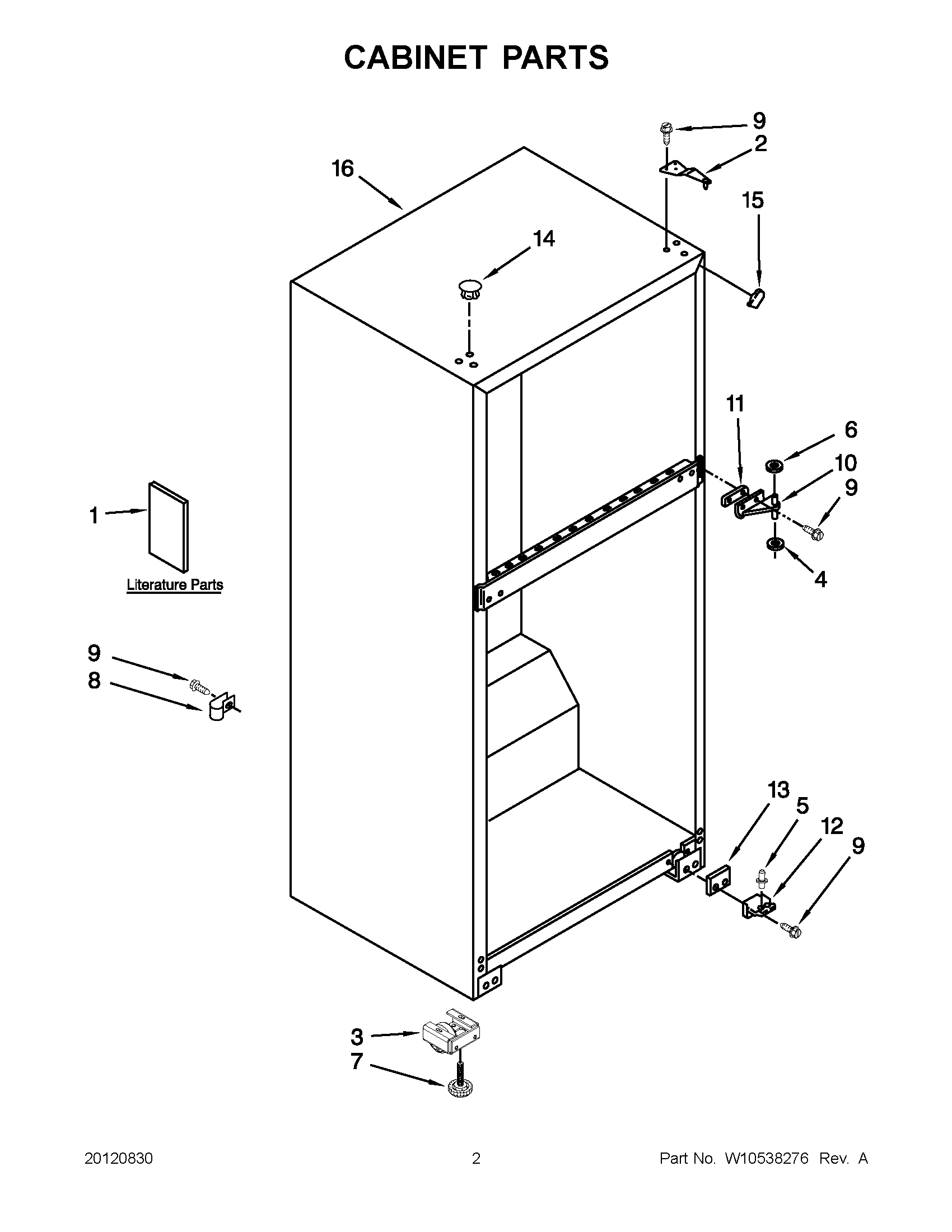01 - CABINET PARTS