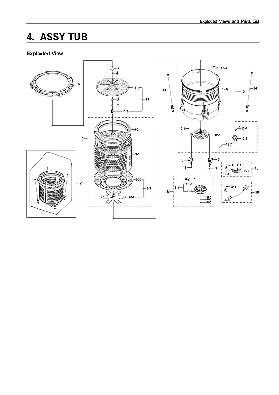TUB ASSY