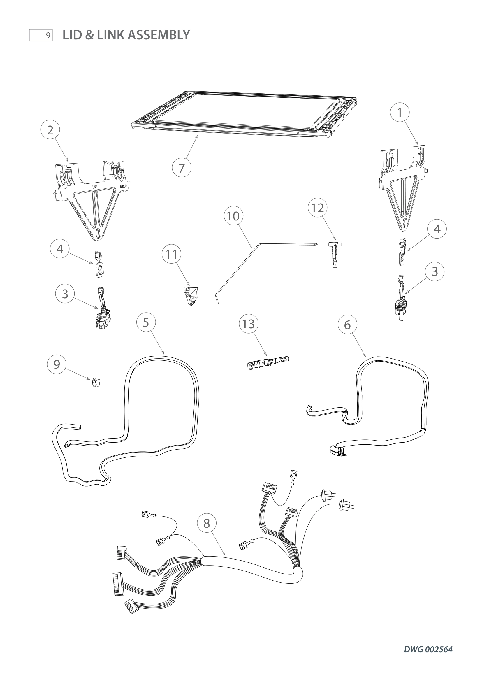 LID & LINK ASSEMBLY