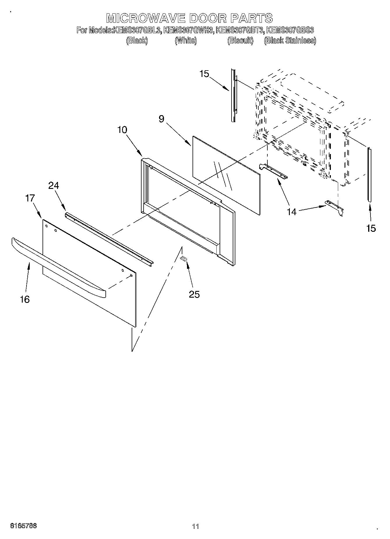 09 - MICROWAVE DOOR