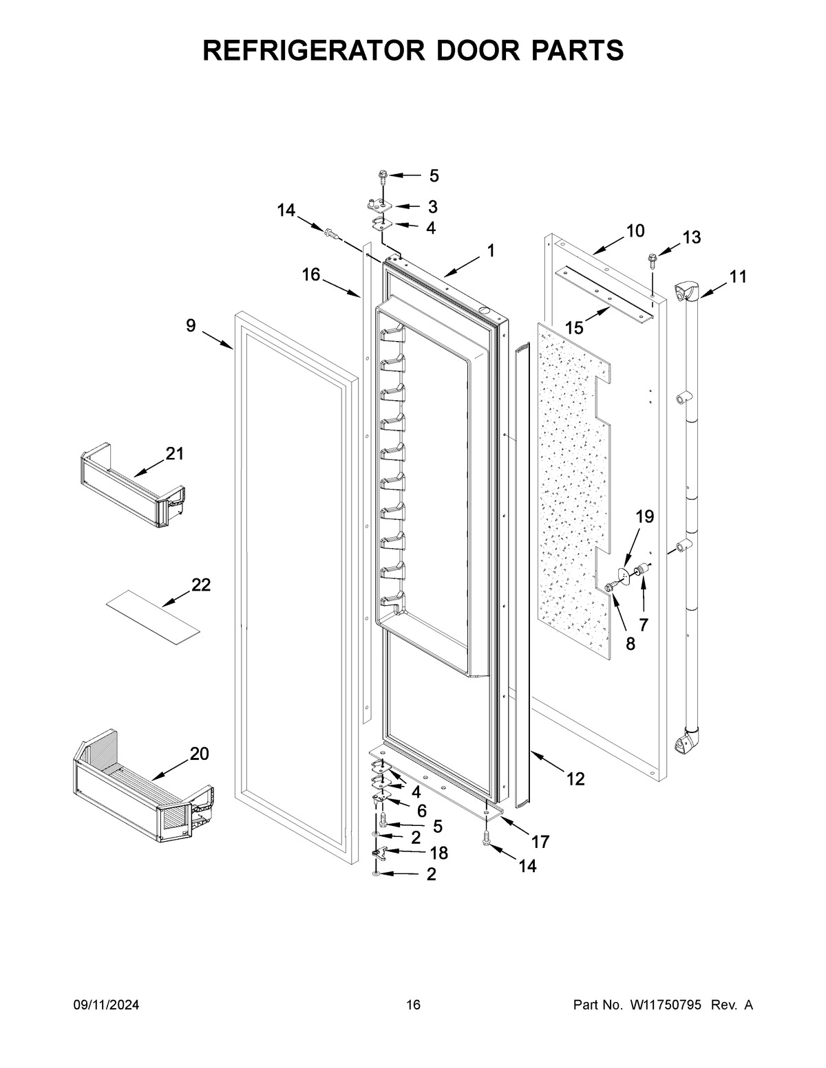 09 - REFRIGERATOR DOOR PARTS