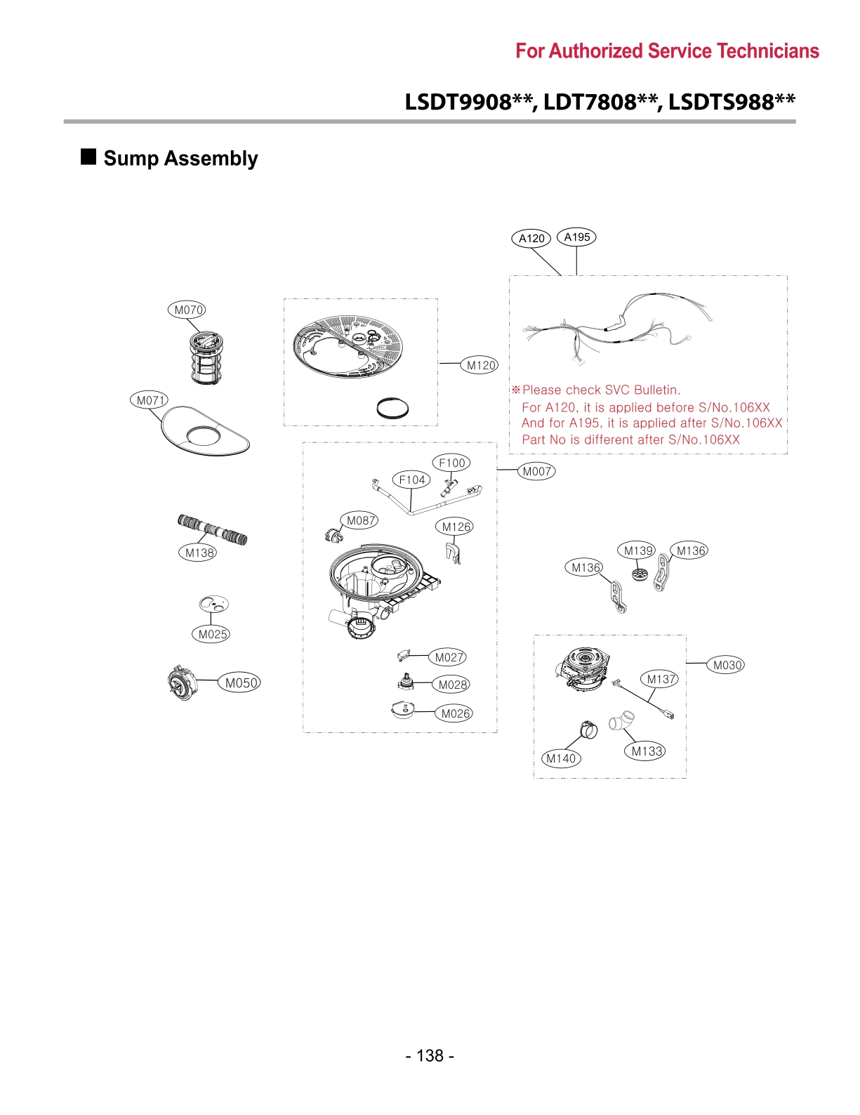 SUMP ASSEMBLY