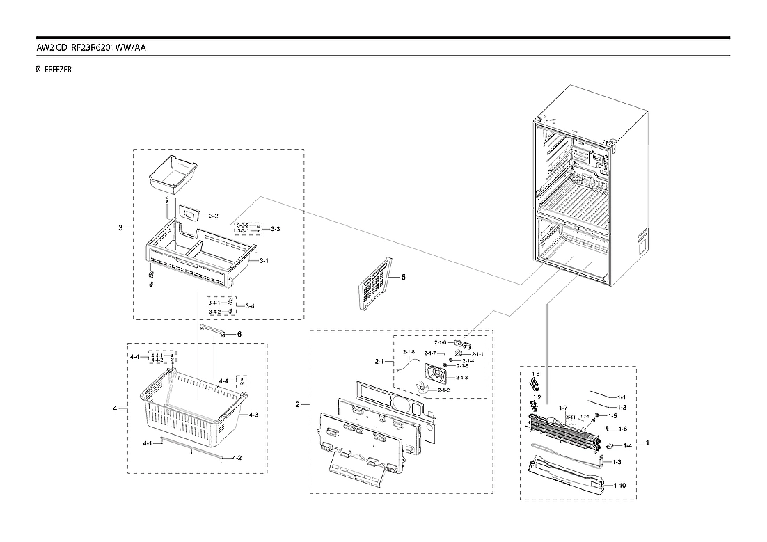 FREEZER PARTS
