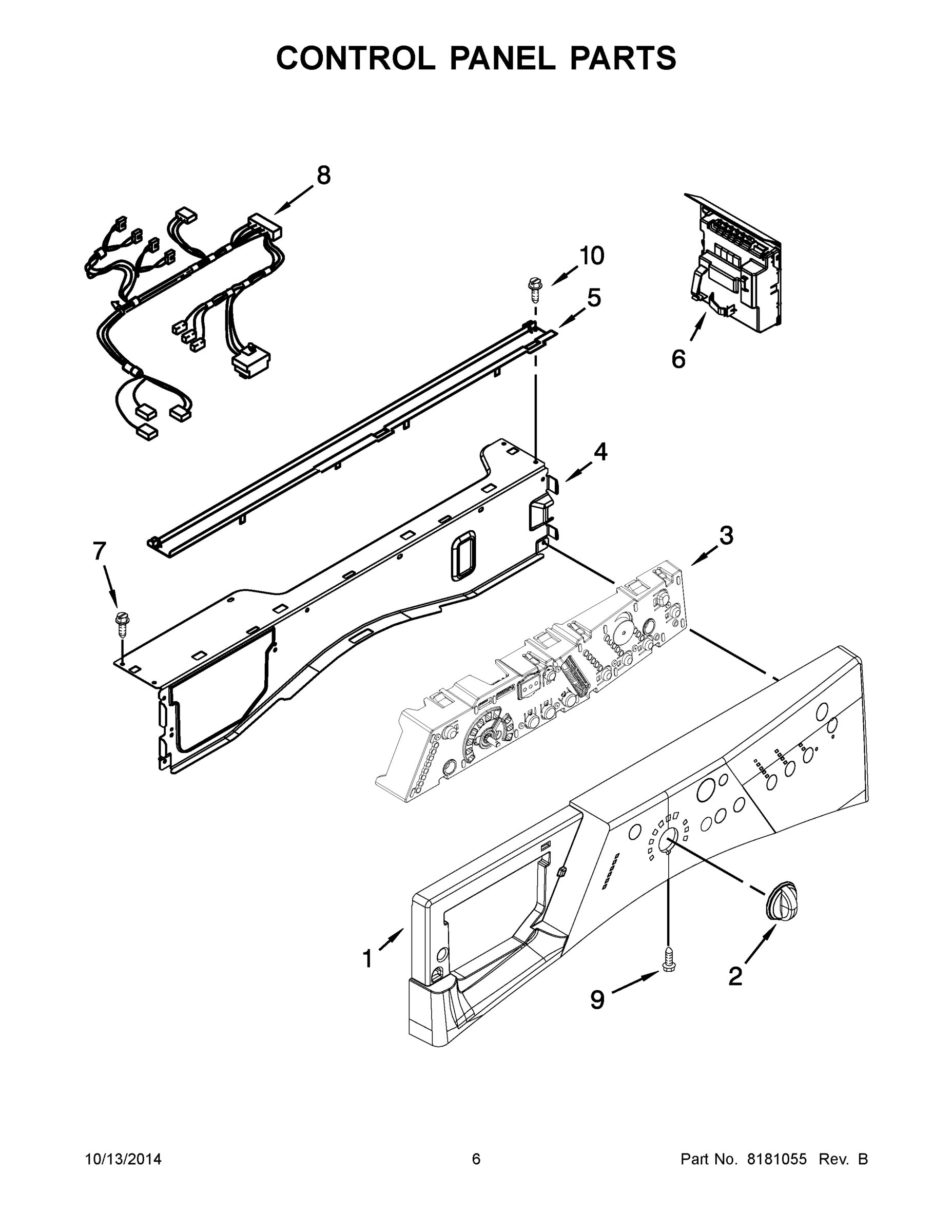 04 - CONTROL PANEL PARTS