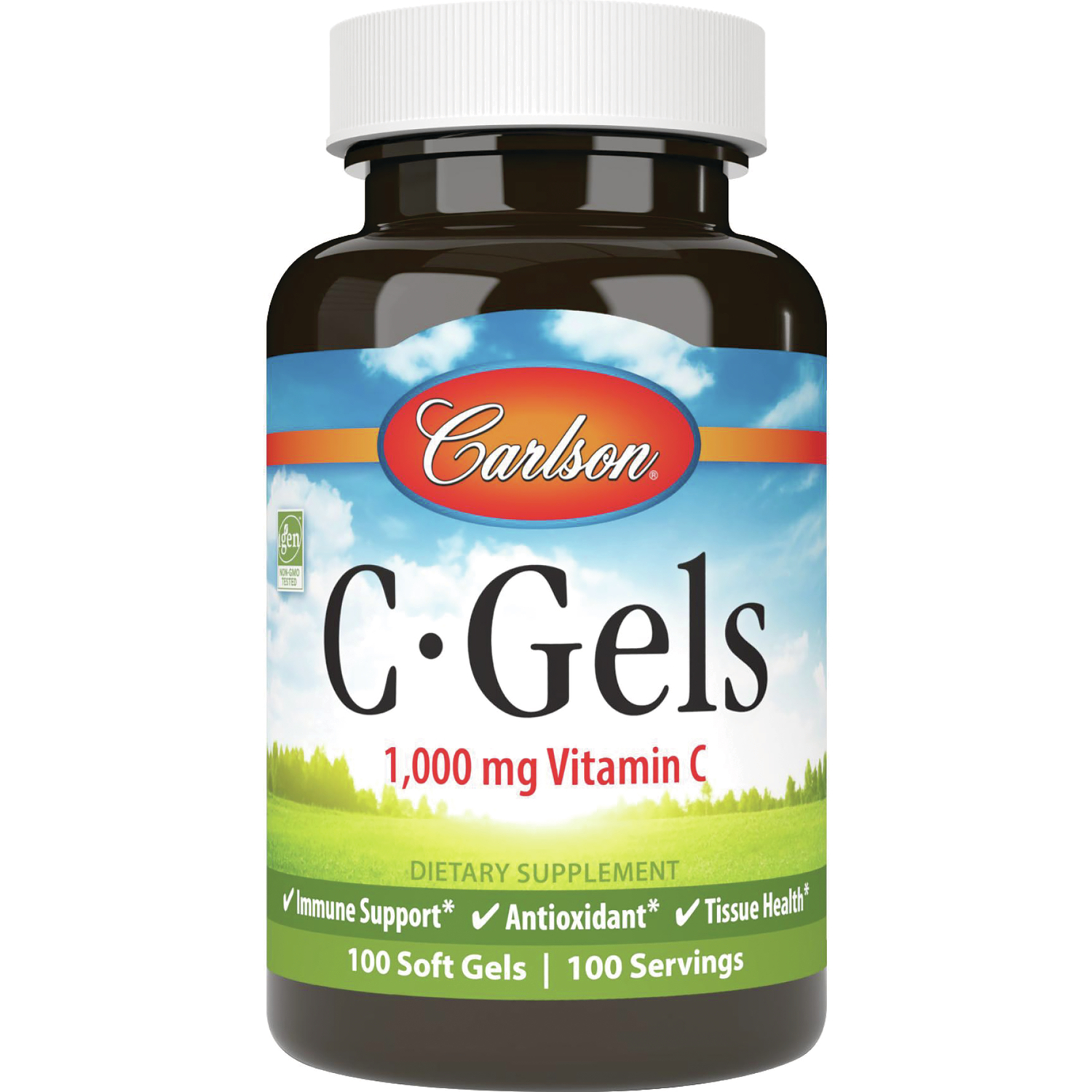 Carlson C-Gels Vitamin | 1000 mg | 100 Soft Gels