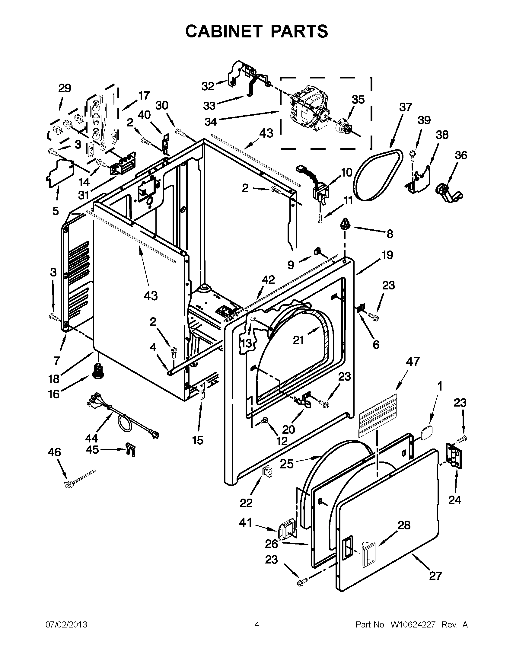 02 - CABINET PARTS