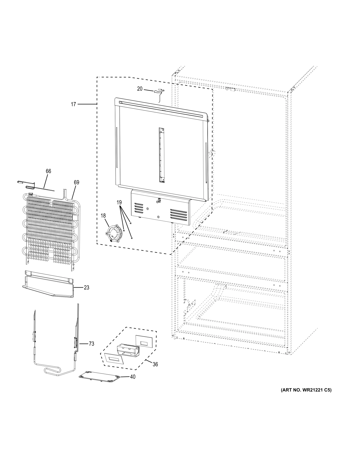REFRIGERATOR SECTION