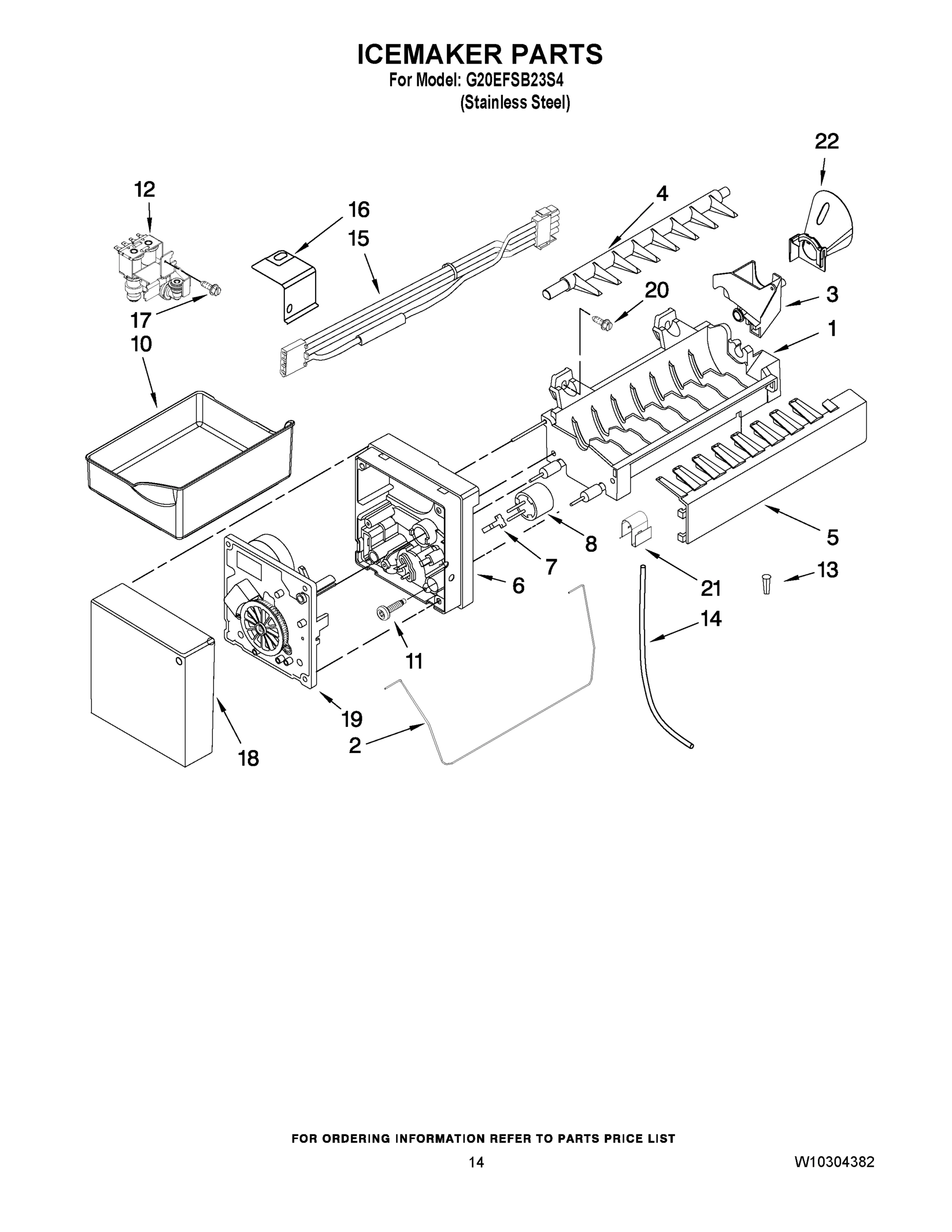 08 - ICEMAKER PARTS