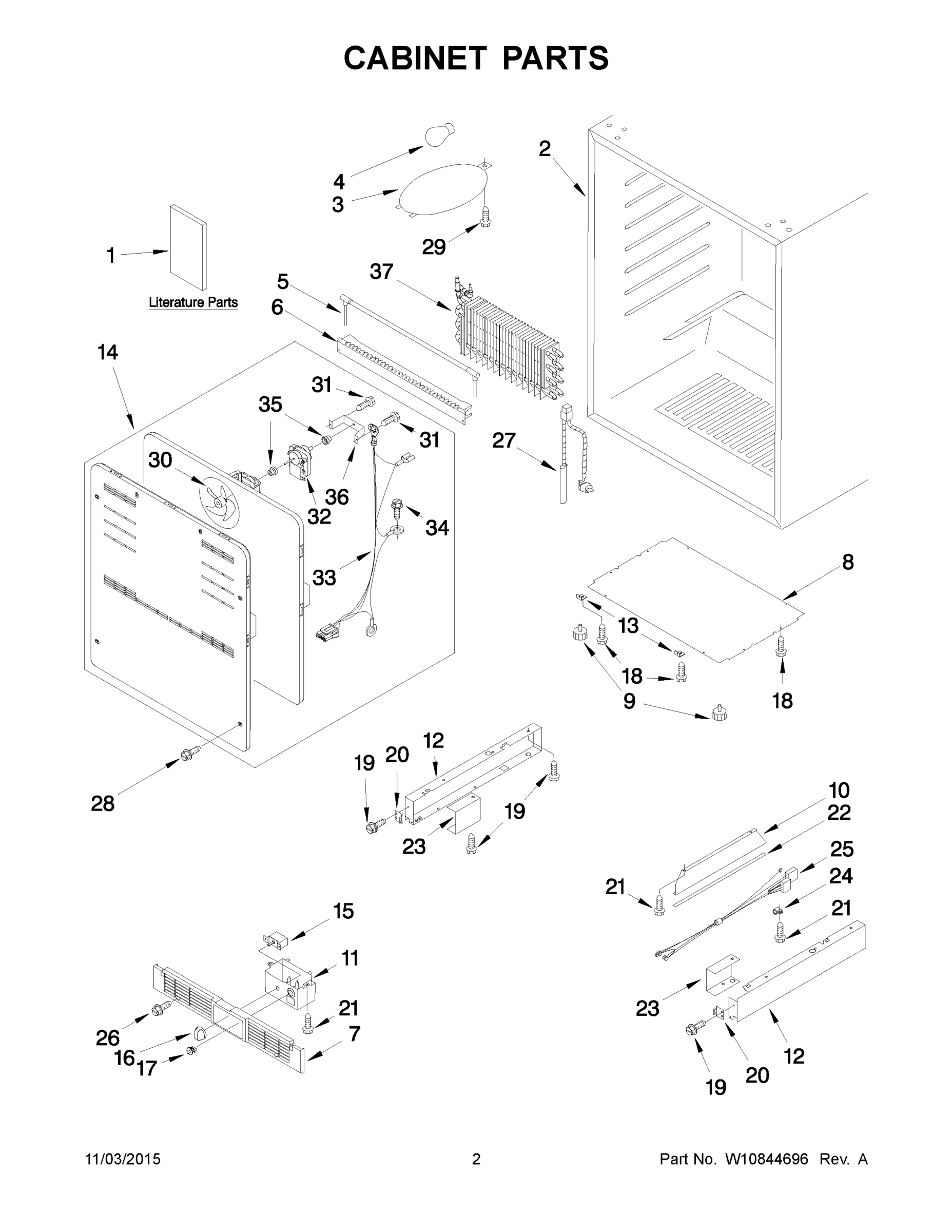 02 - CABINET PARTS