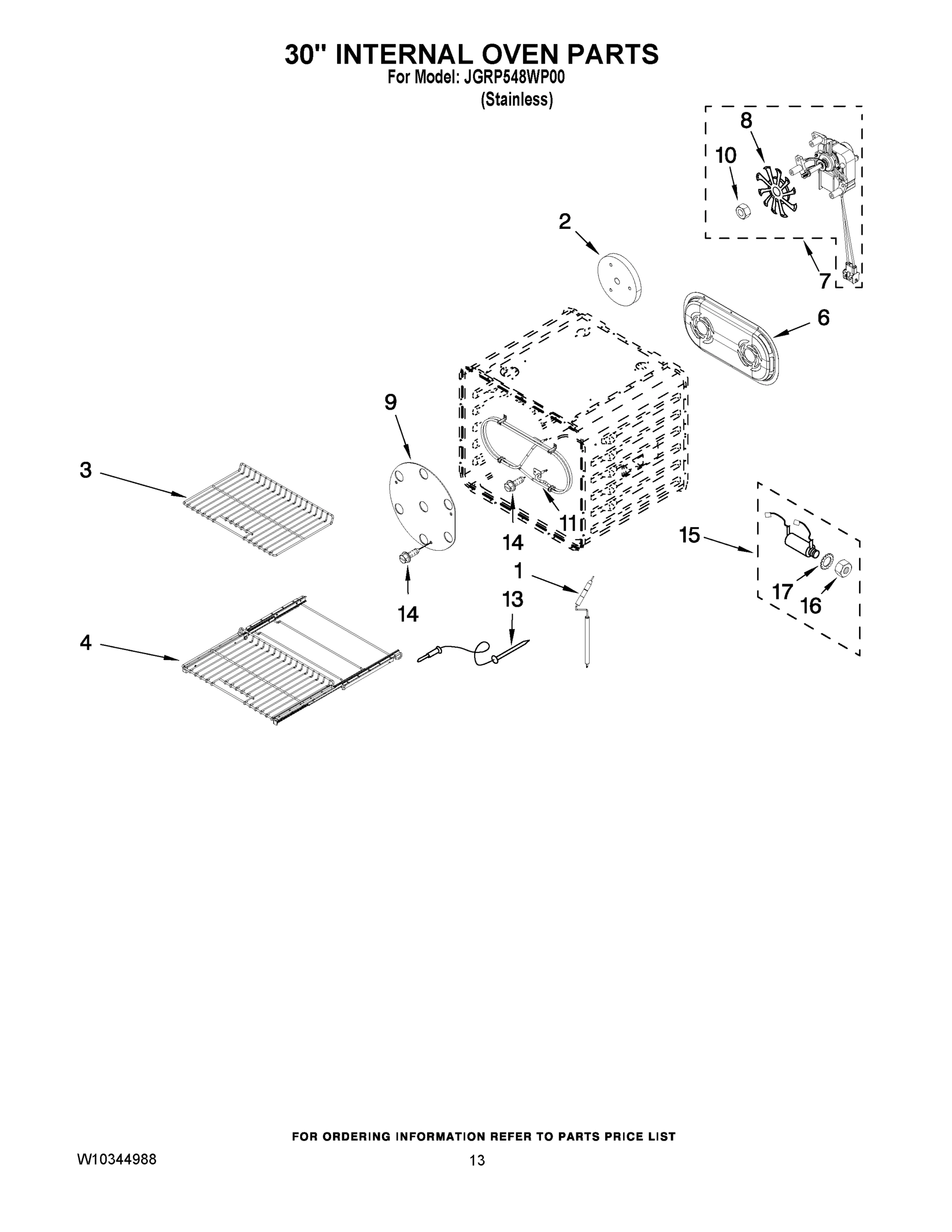 09 - 30`` INTERNAL OVEN PARTS