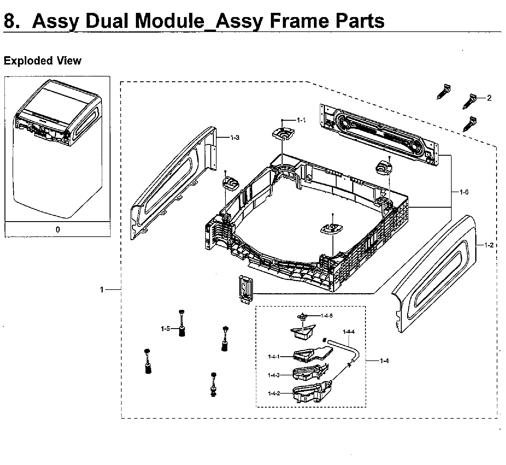 Dual Module Frame Parts