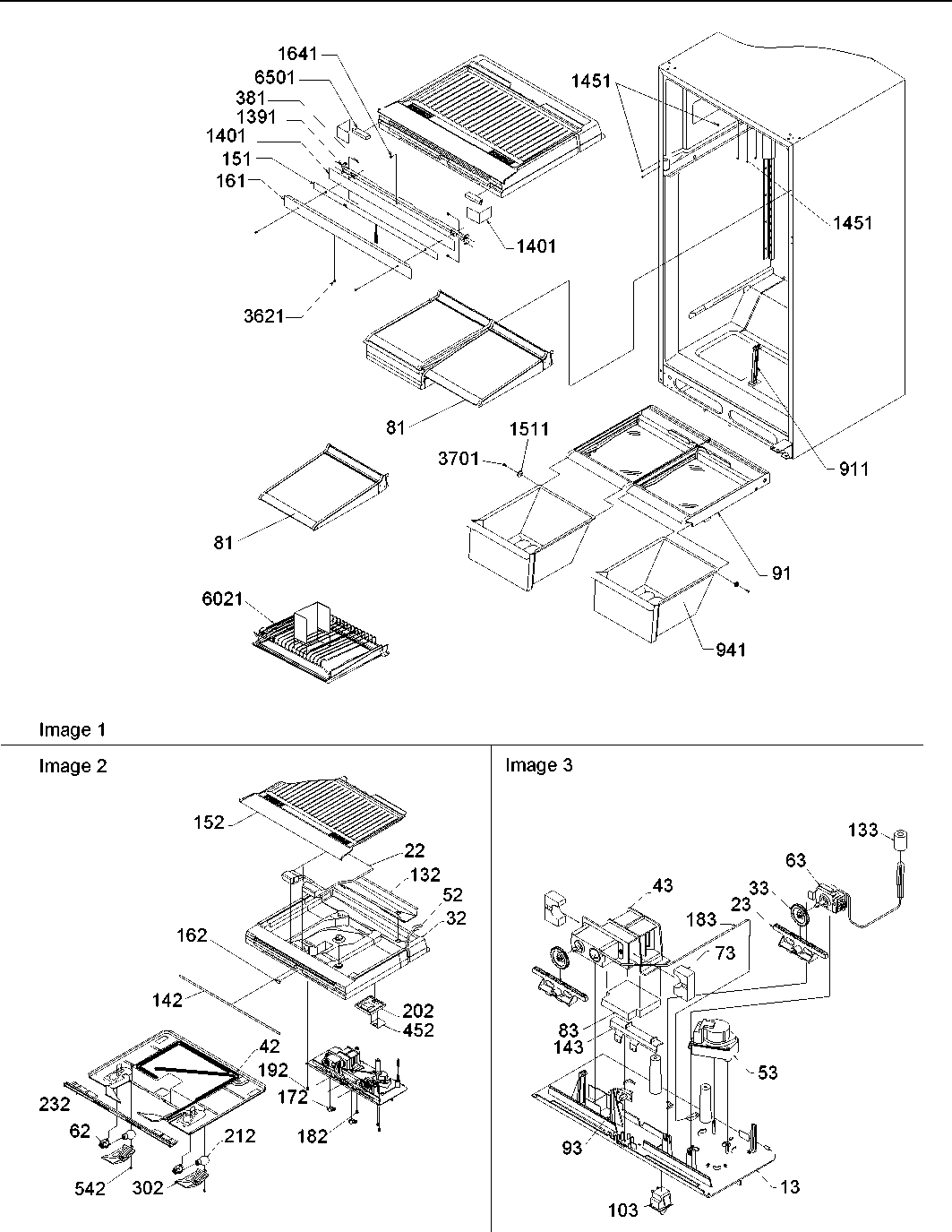 08 - Interior Cabinets & Drain Block Assy