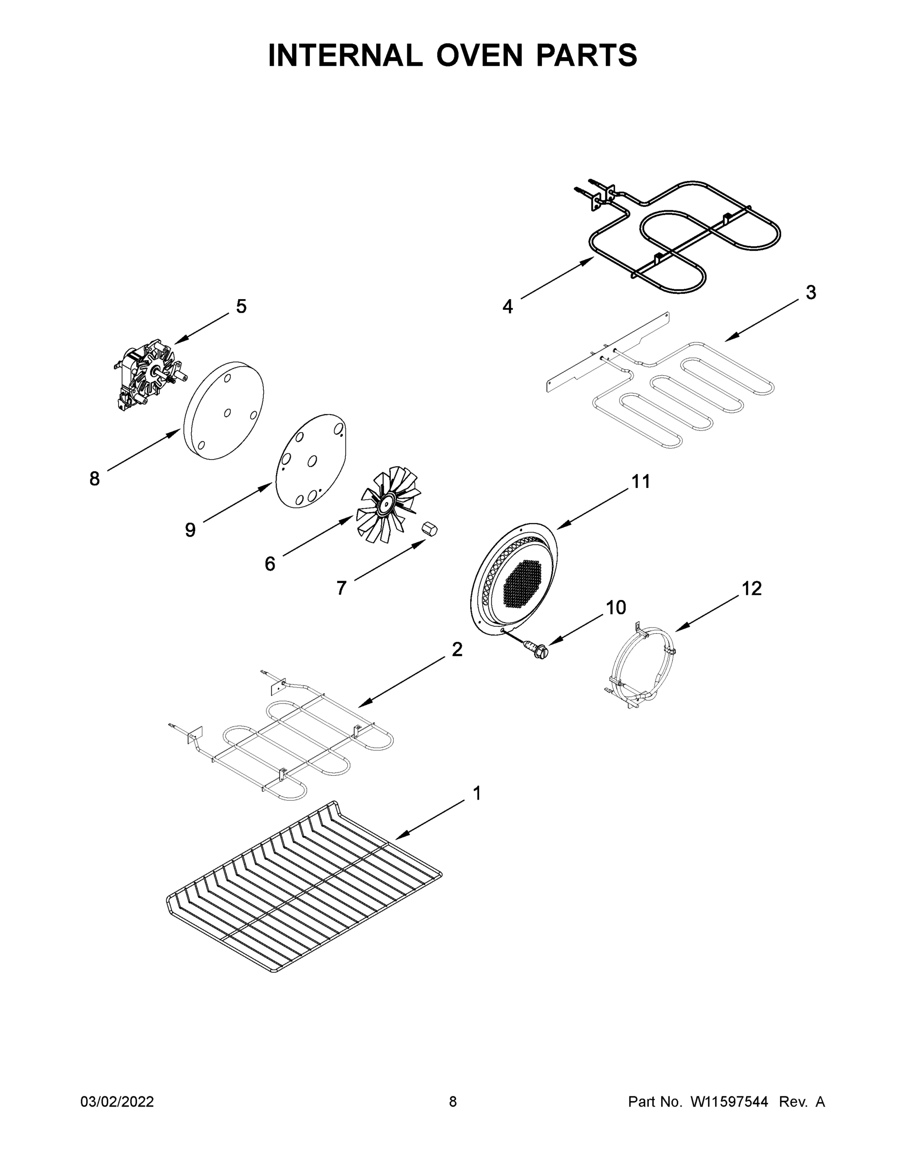 05 - INTERNAL OVEN PARTS
