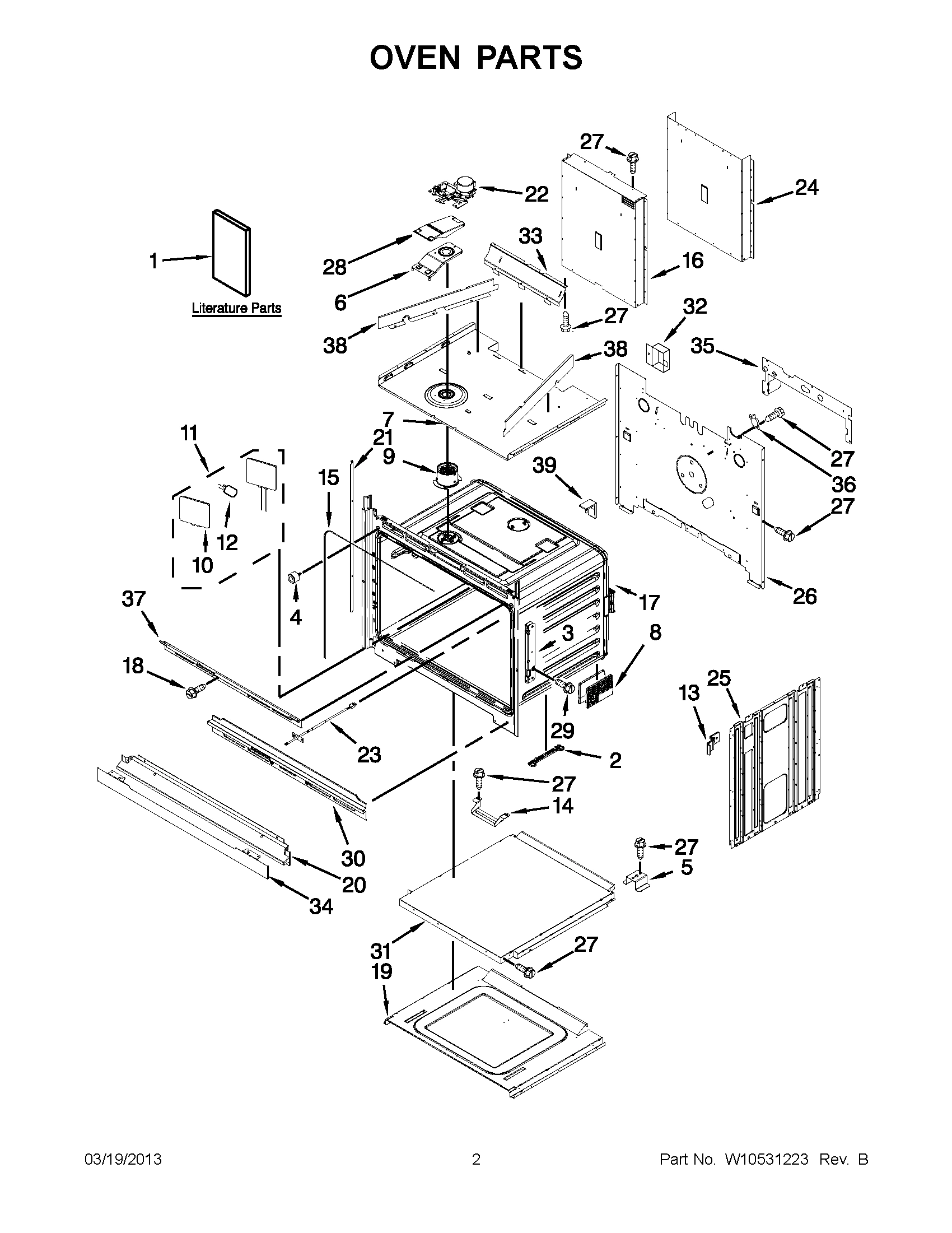 01 - OVEN PARTS