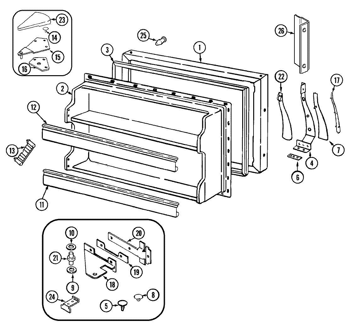 03 - FREEZER DOOR