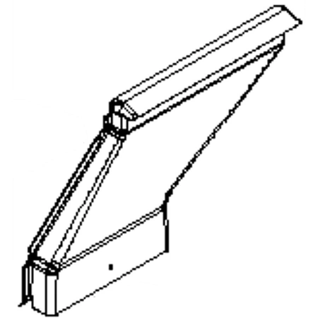 W10314347 Whirlpool Range Flue Assembly